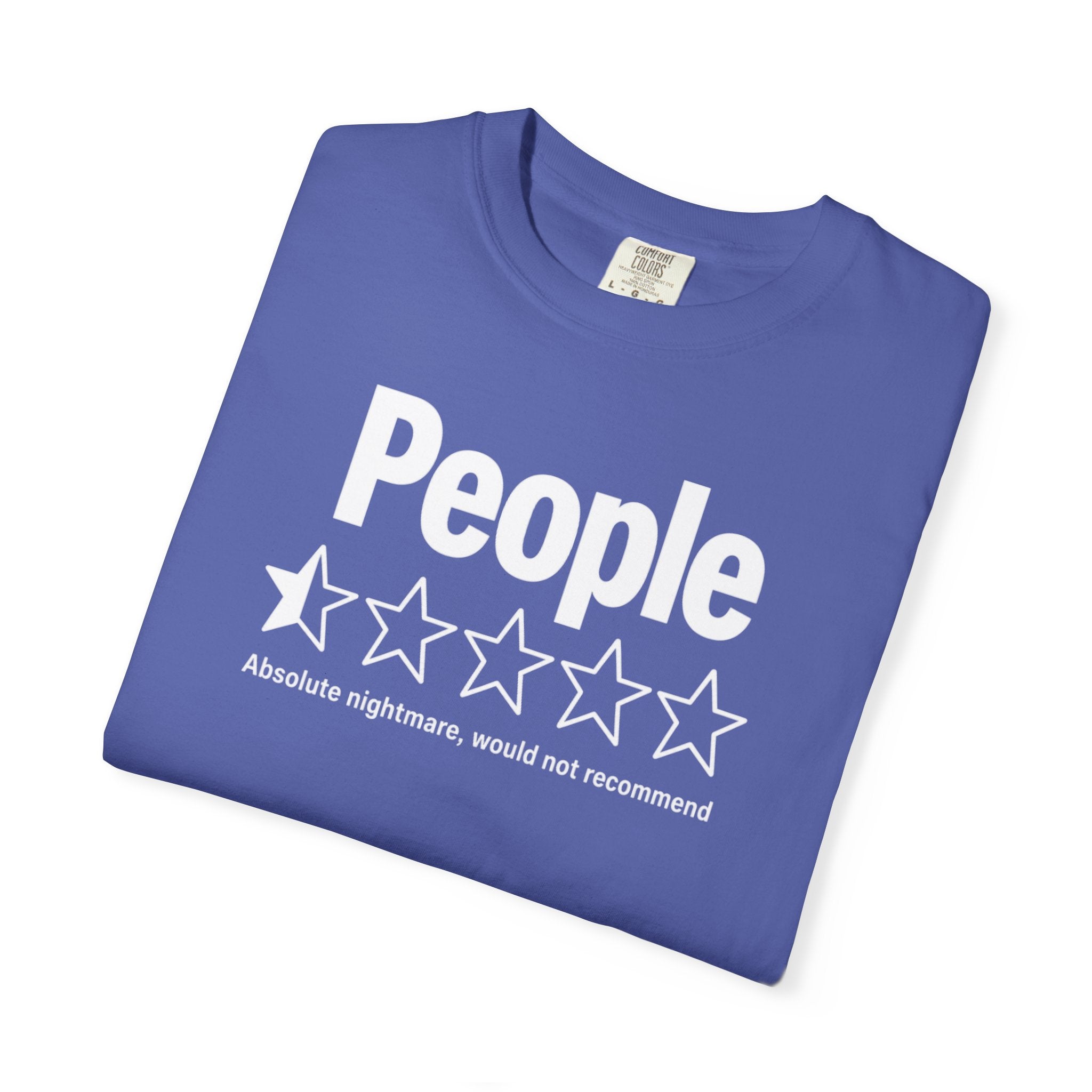 People 1-Star Rating T-Shirt — Funny Anti-Social Graphic Tee