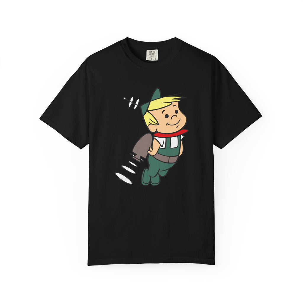 Retro Elroy Jetson Cartoon Tee — Vintage-Space Kid Rocket Graphic T-Shirt