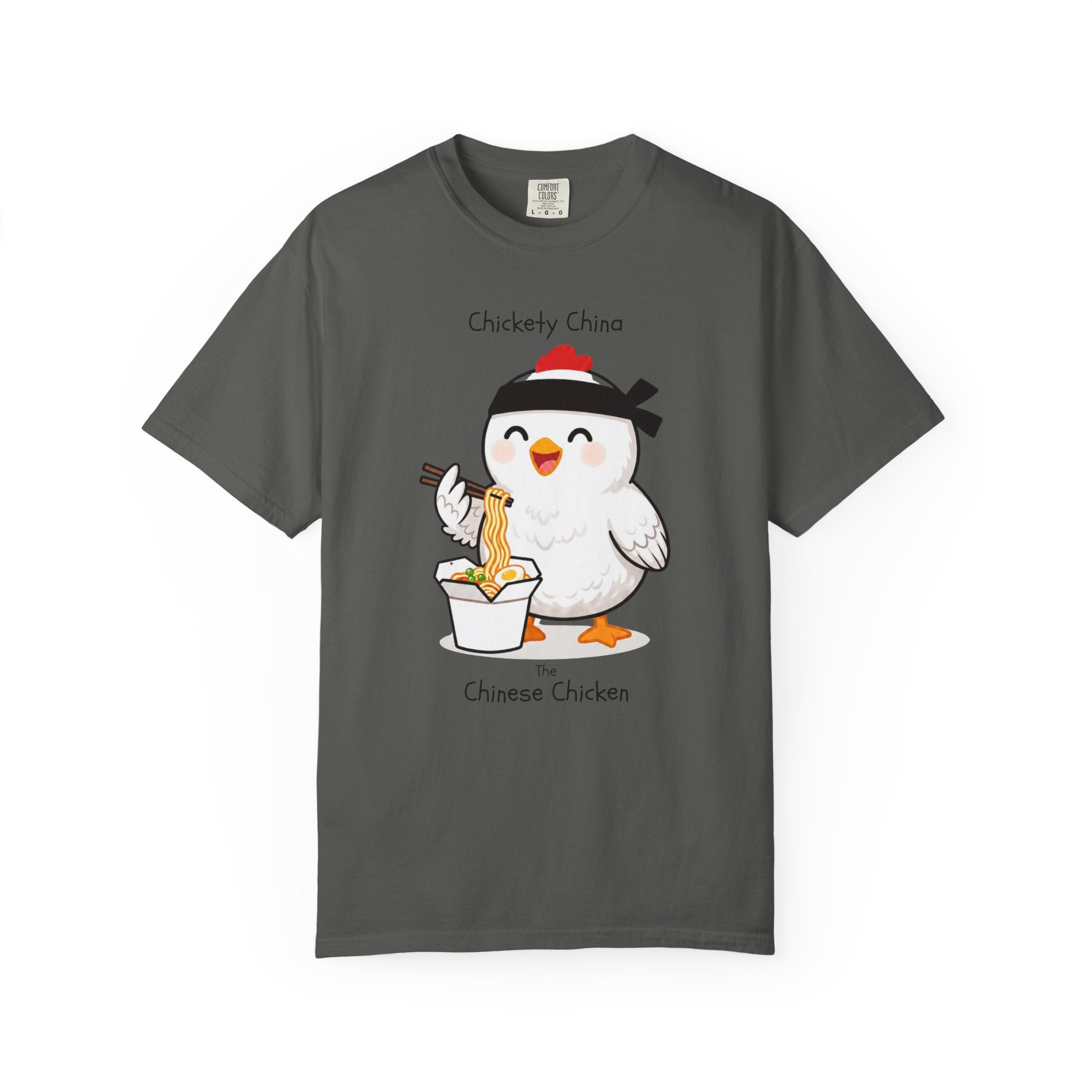 Chinese Chicken Ramen T-Shirt — Chickety China sumo Cute Noodle Chicken Graphic Tee