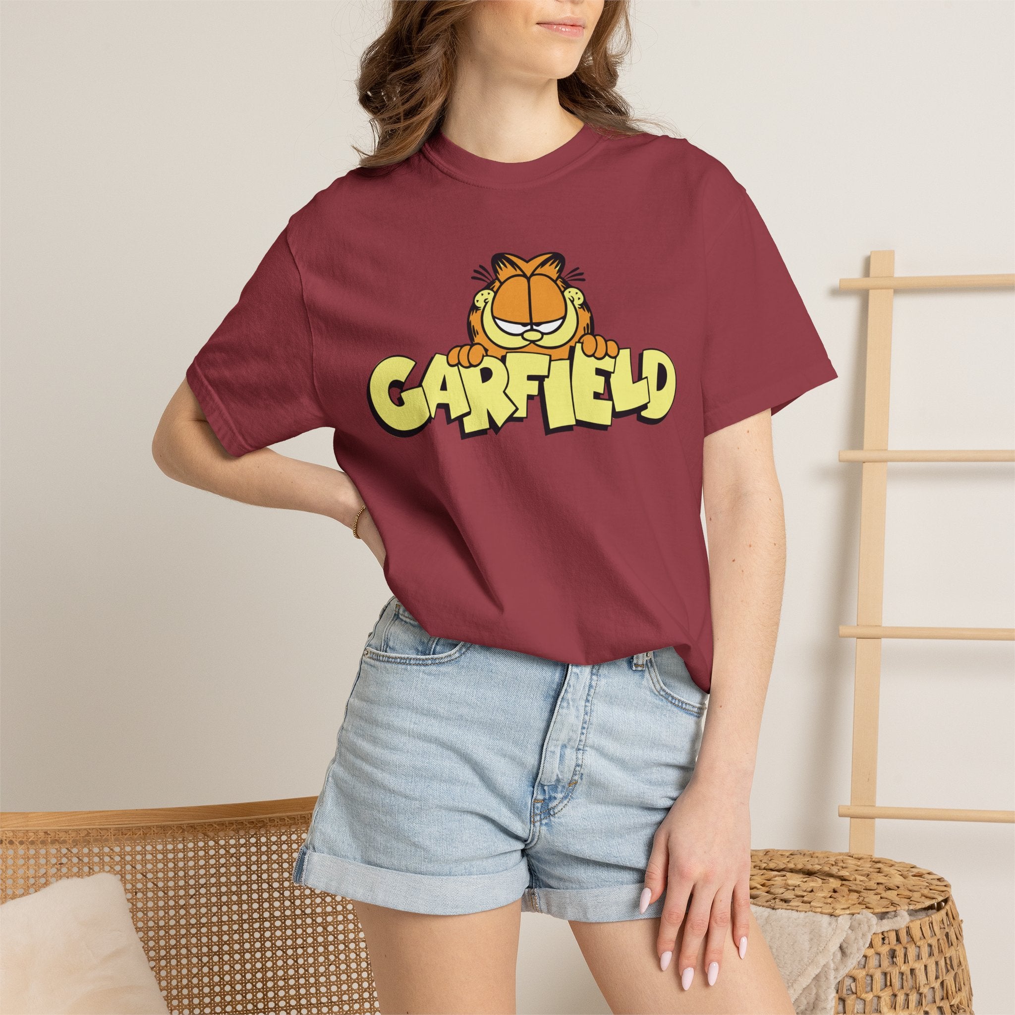 Garfield Graphic T-Shirt — Classic Cartoon Logo Tee