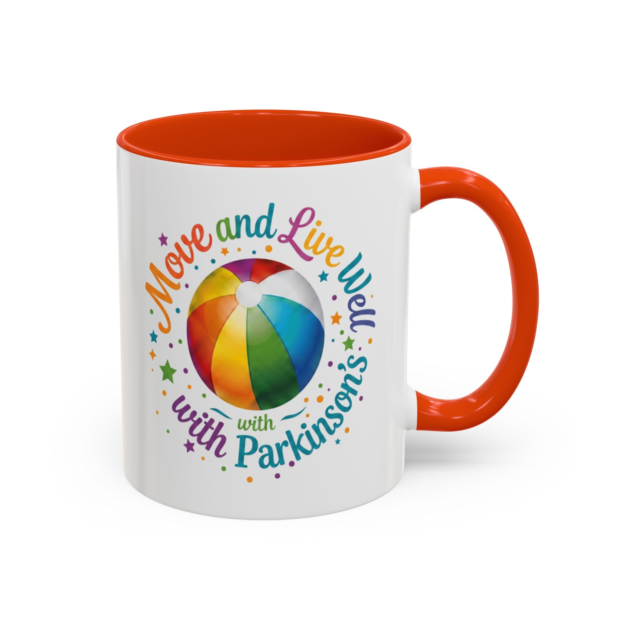 Move Live Well Parkinsons Debra Colorful Mugs (11oz, 15oz)