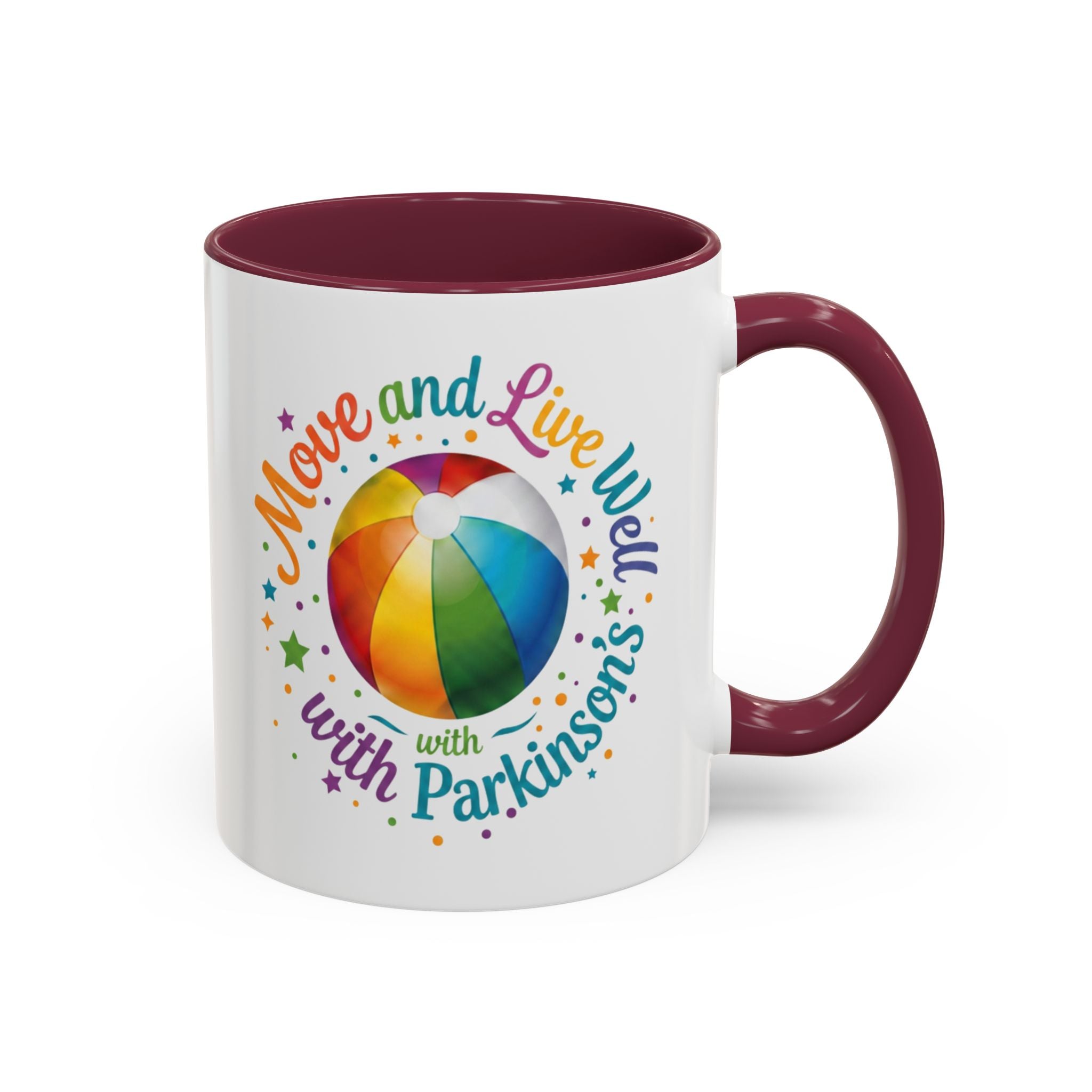 Move Live Well Parkinsons Debra Colorful Mugs (11oz, 15oz)