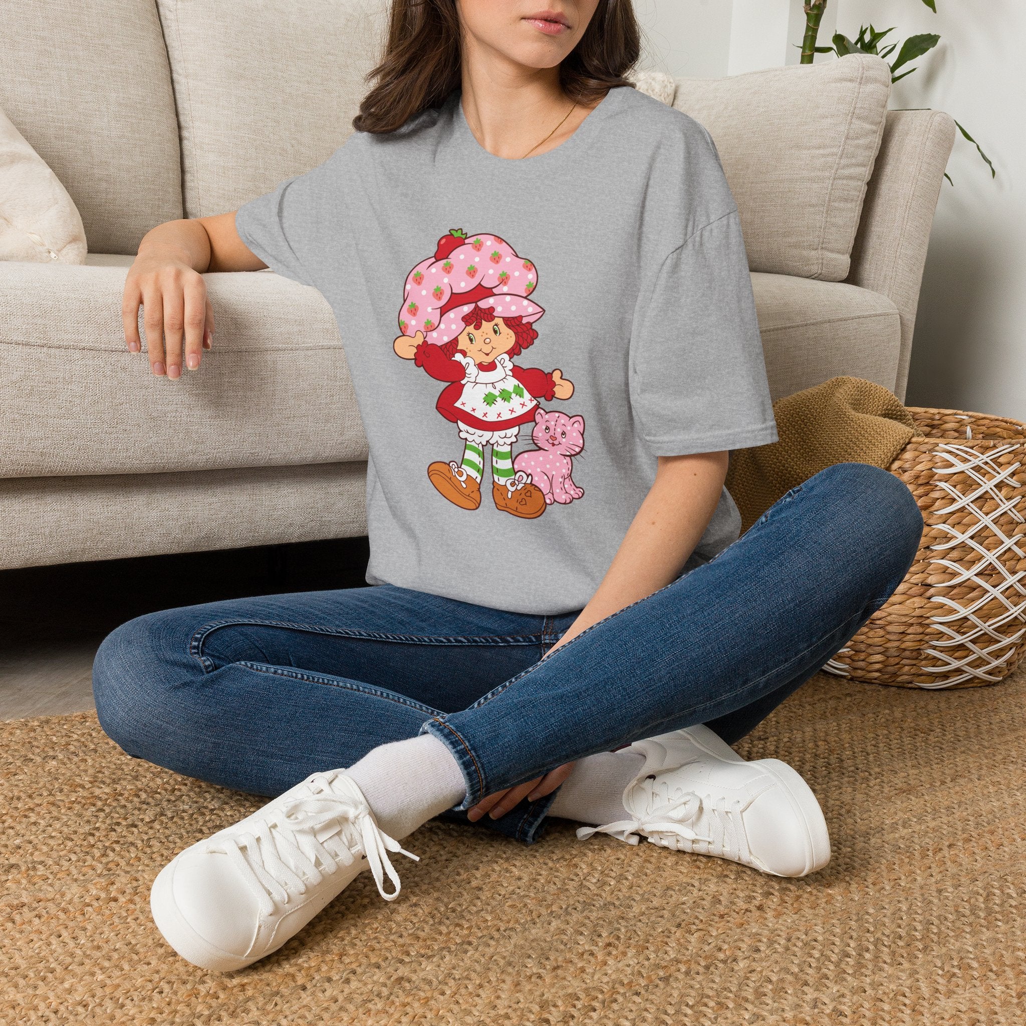 Strawberry Shortcake Graphic T-Shirt — Cute Retro Kids Character Tee