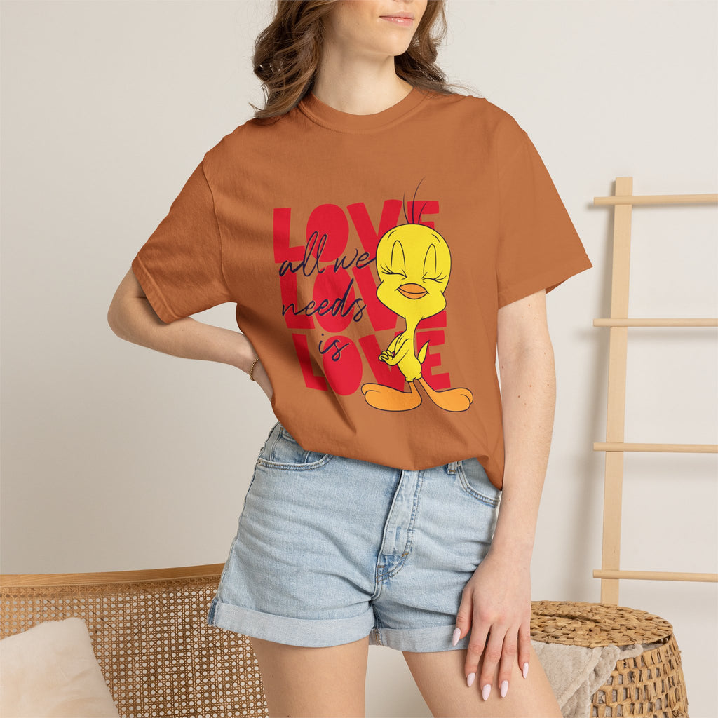 Tweety 'Love' Graphic T-Shirt — Cute Cartoon Valentine Tee