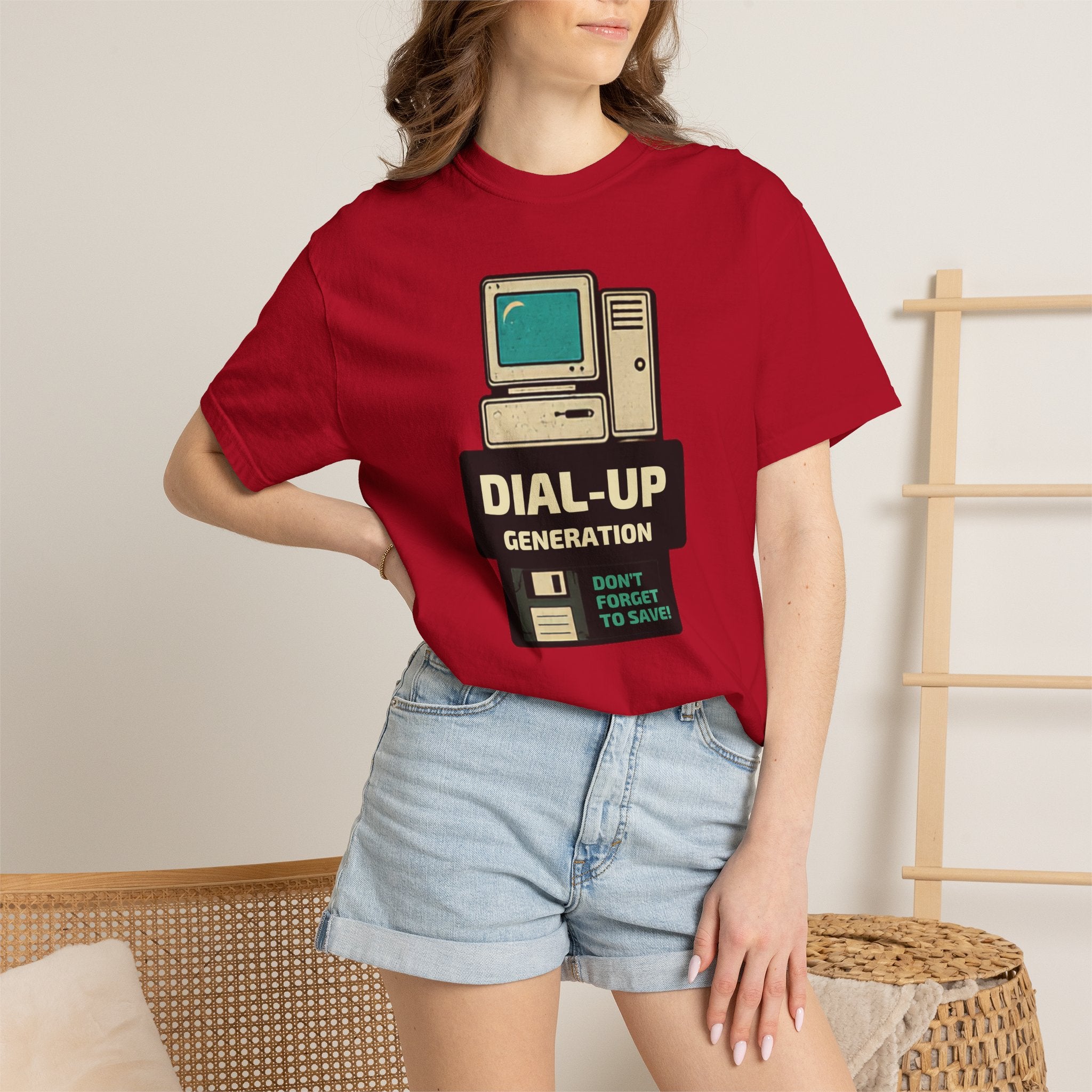 Dial-Up Generation T-Shirt — Retro Computer Vintage Tech Tee