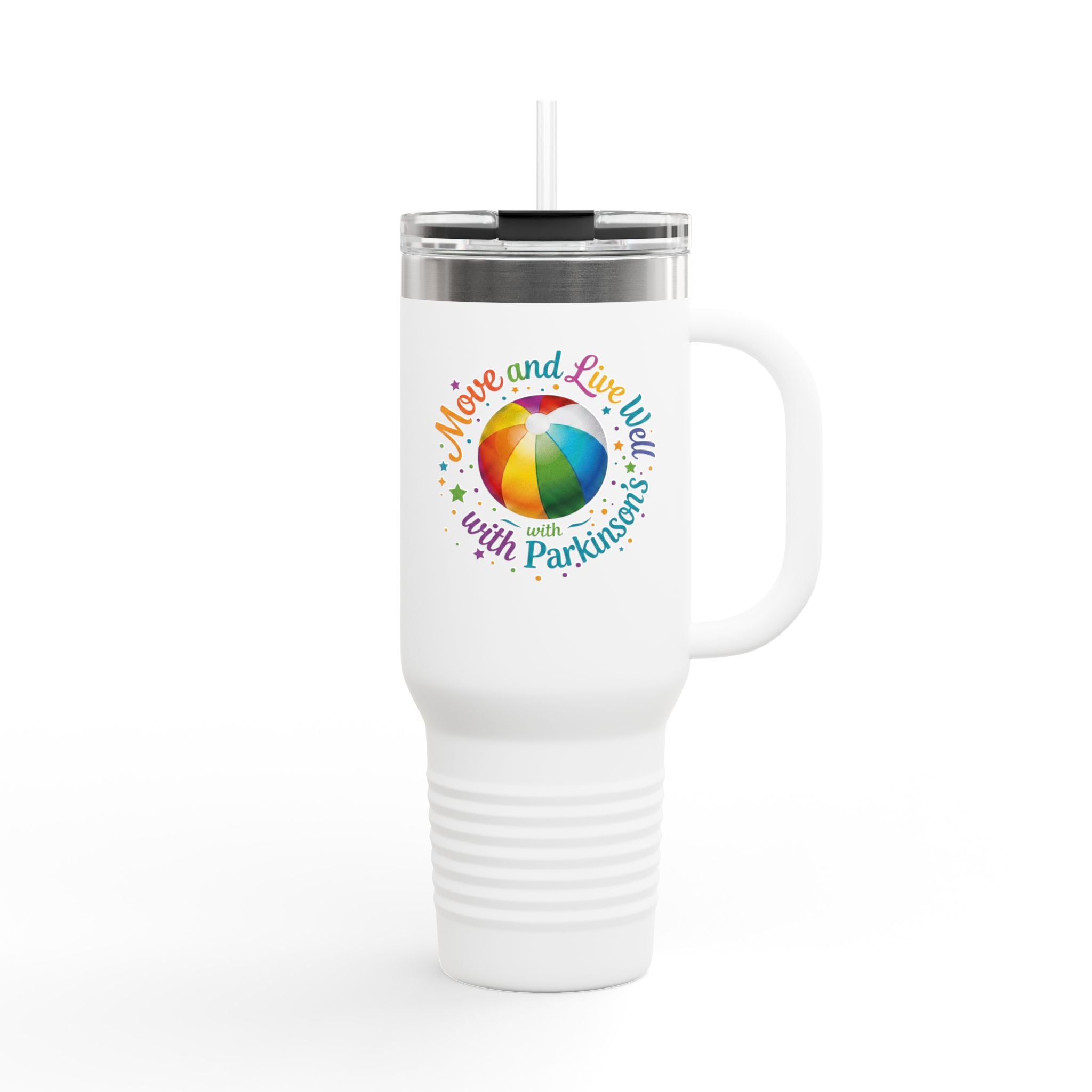 Move Live Well Parkinsons  Debra Insulated Travel Mug, 40oz