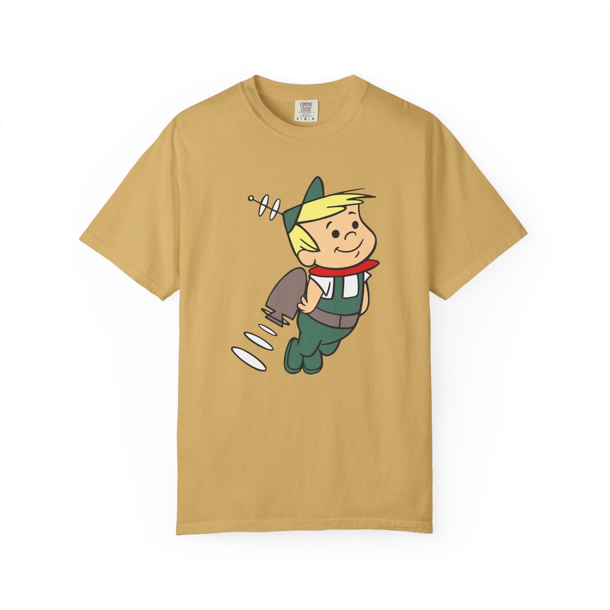 Retro Elroy Jetson Cartoon Tee — Vintage-Space Kid Rocket Graphic T-Shirt