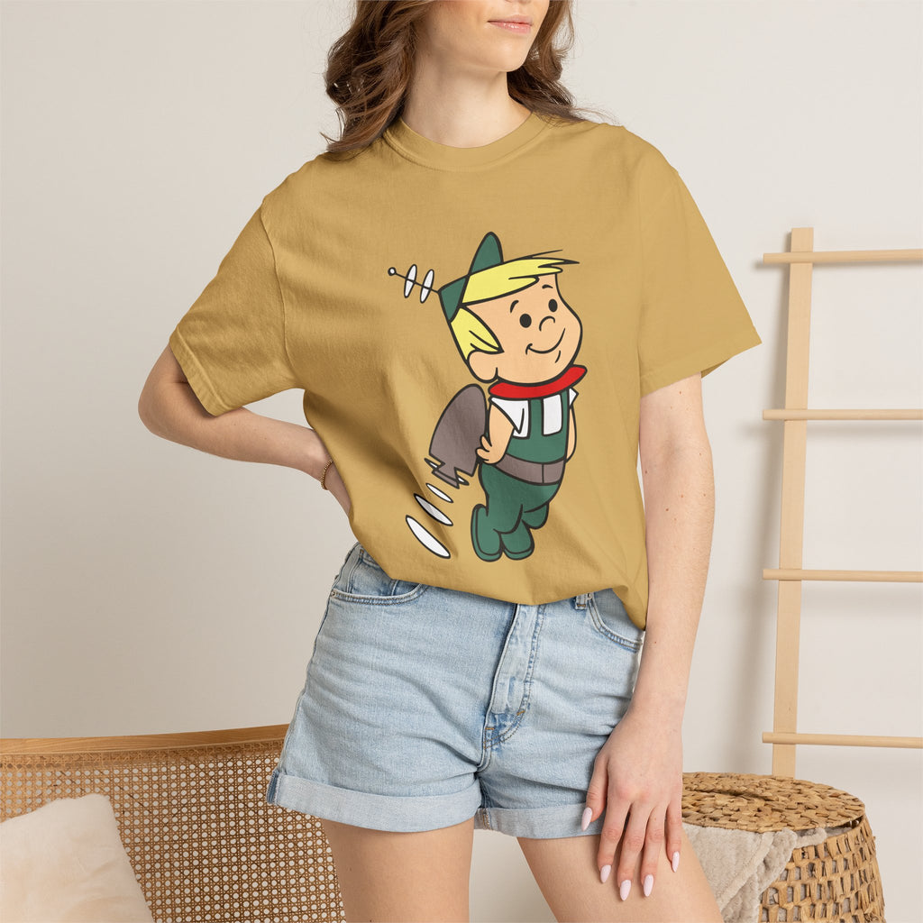 Retro Elroy Jetson Cartoon Tee — Vintage-Space Kid Rocket Graphic T-Shirt