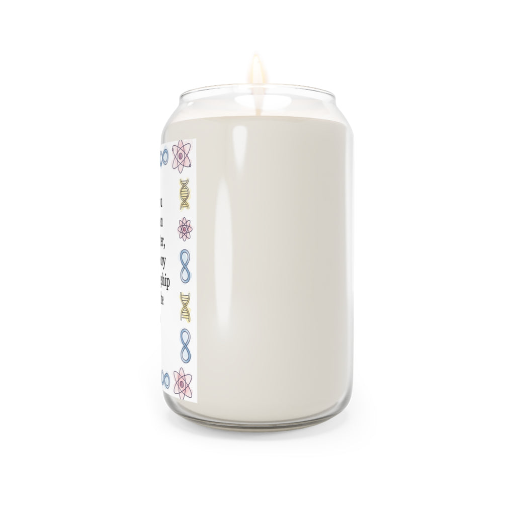 Soy Candle — "I Love You More Than Dark Matter" Science Romance Scented Candle