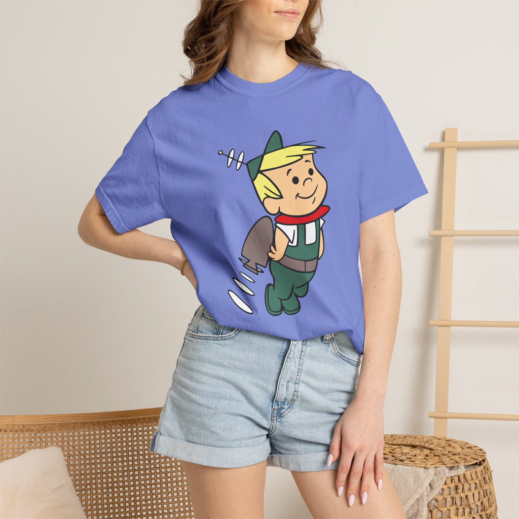 Retro Elroy Jetson Cartoon Tee — Vintage-Space Kid Rocket Graphic T-Shirt