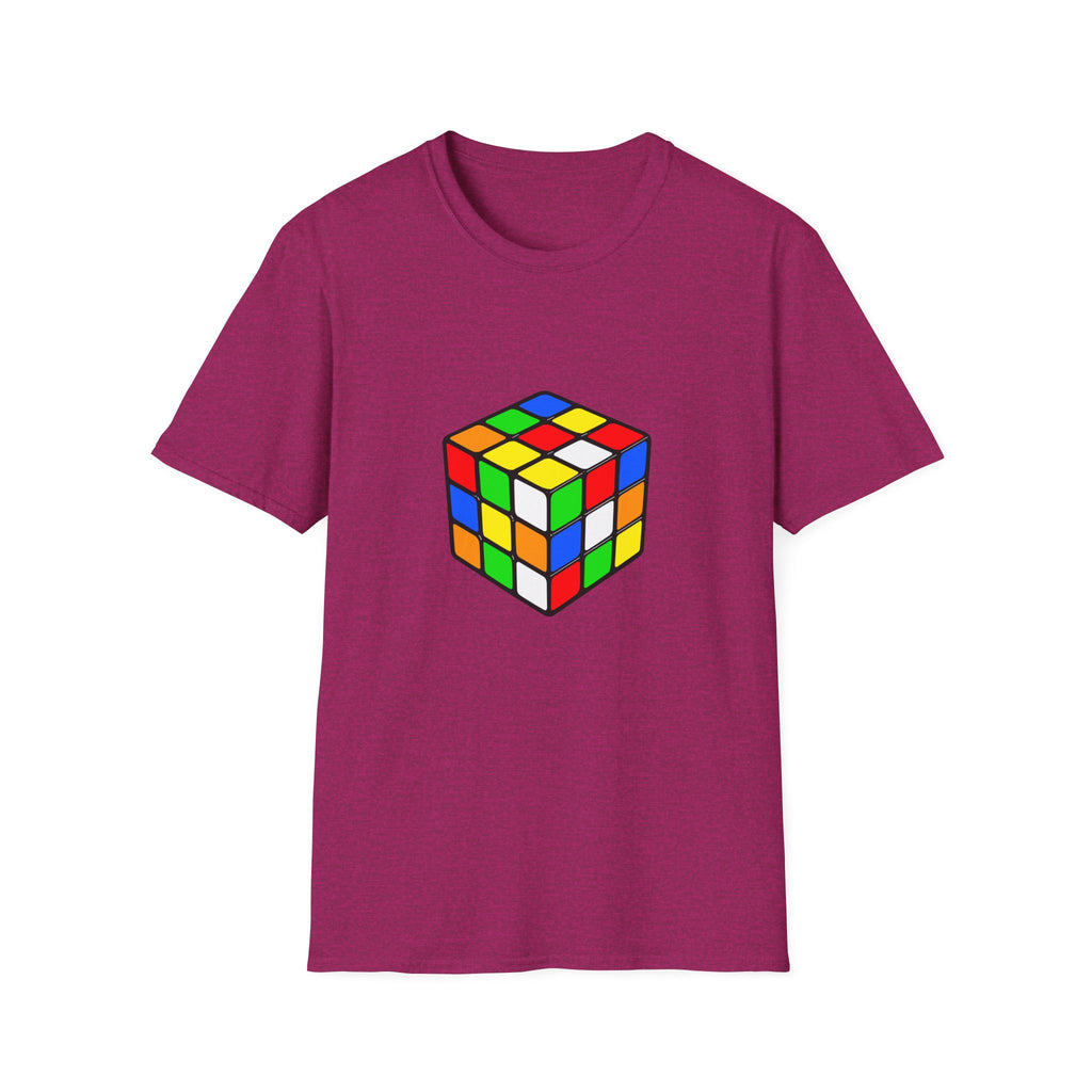 Rubiks Cube Graphic T-Shirt — Retro Puzzle Tee for Gamers & Brain-Game Fans
