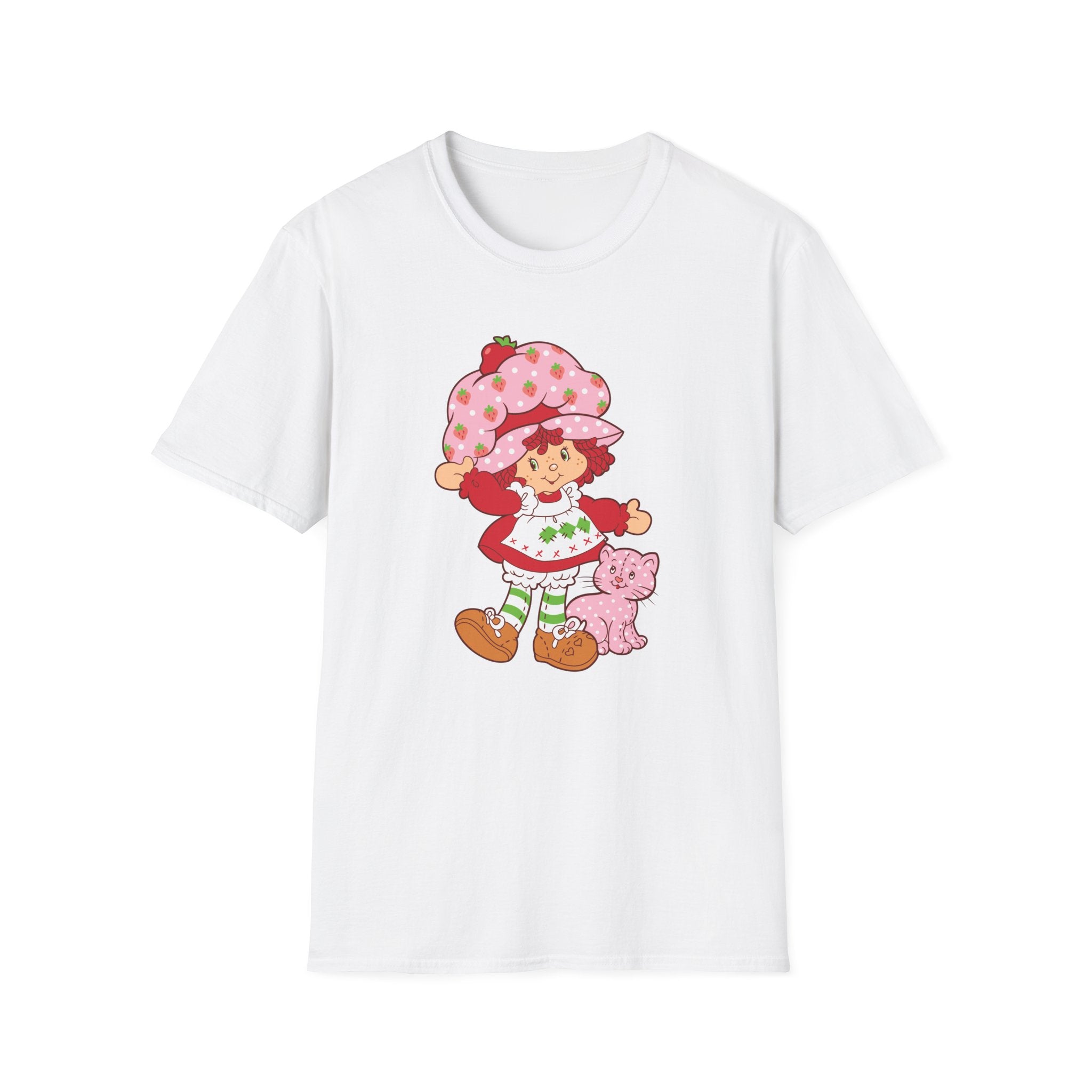 Strawberry Shortcake Graphic T-Shirt — Cute Retro Kids Character Tee