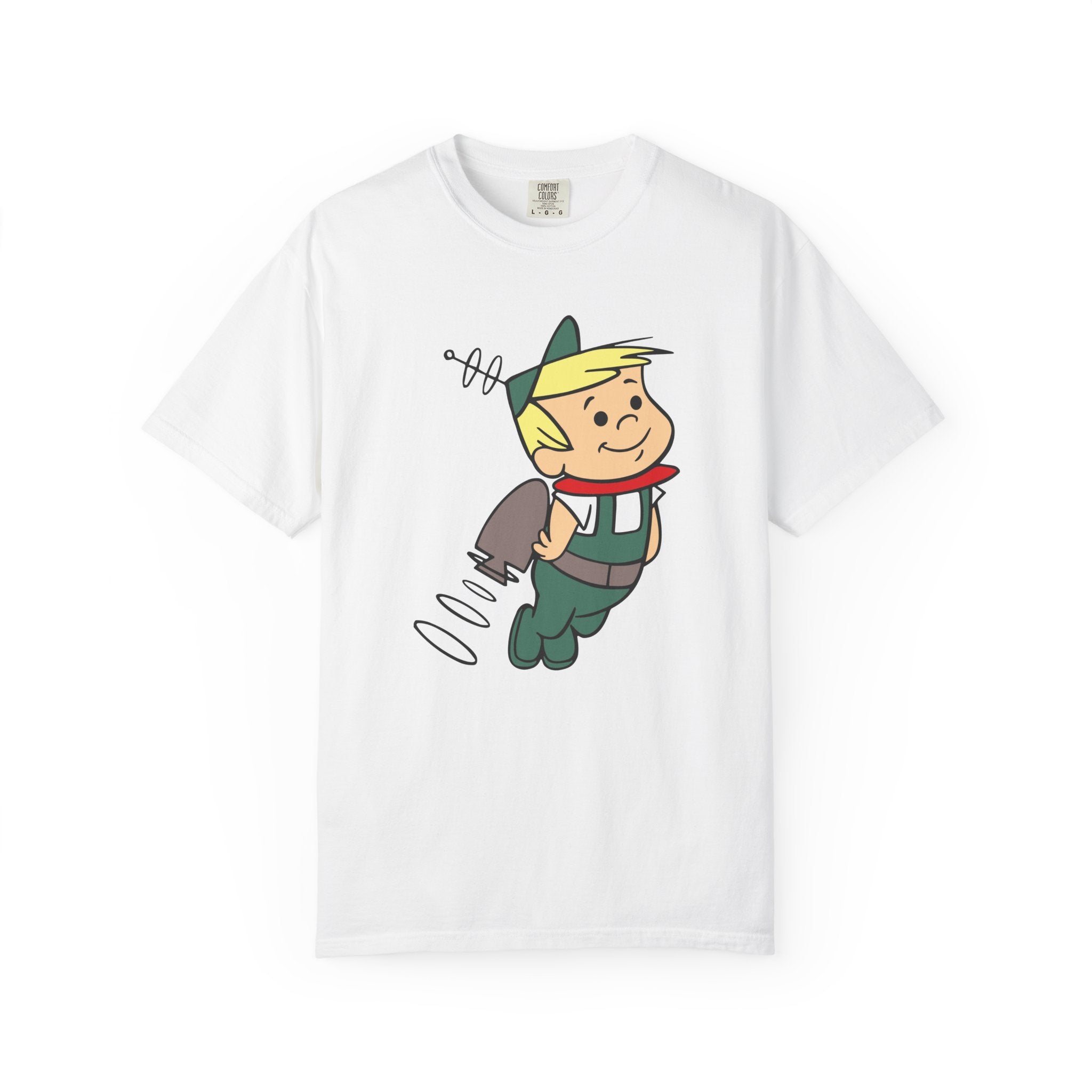 Retro Elroy Jetson Cartoon Tee — Vintage-Space Kid Rocket Graphic T-Shirt