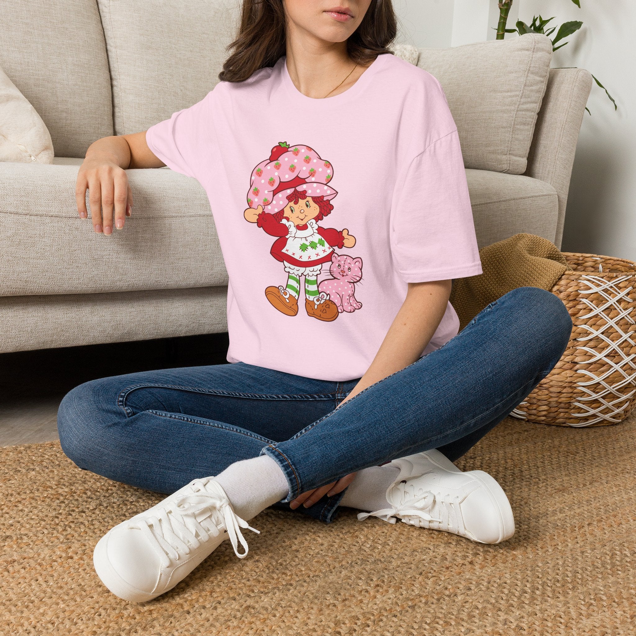 Strawberry Shortcake Graphic T-Shirt — Cute Retro Kids Character Tee