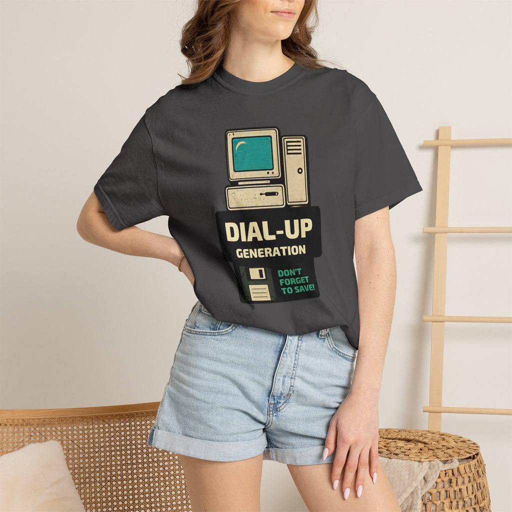 Dial-Up Generation T-Shirt — Retro Computer Vintage Tech Tee