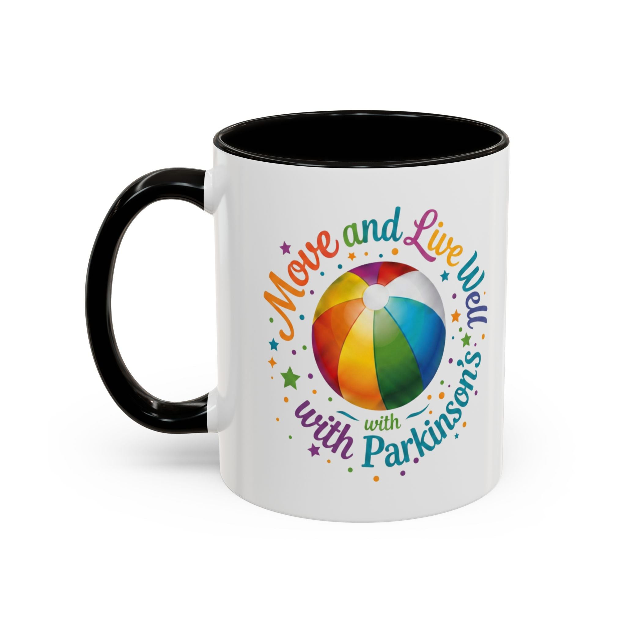 Move Live Well Parkinsons Debra Colorful Mugs (11oz, 15oz)