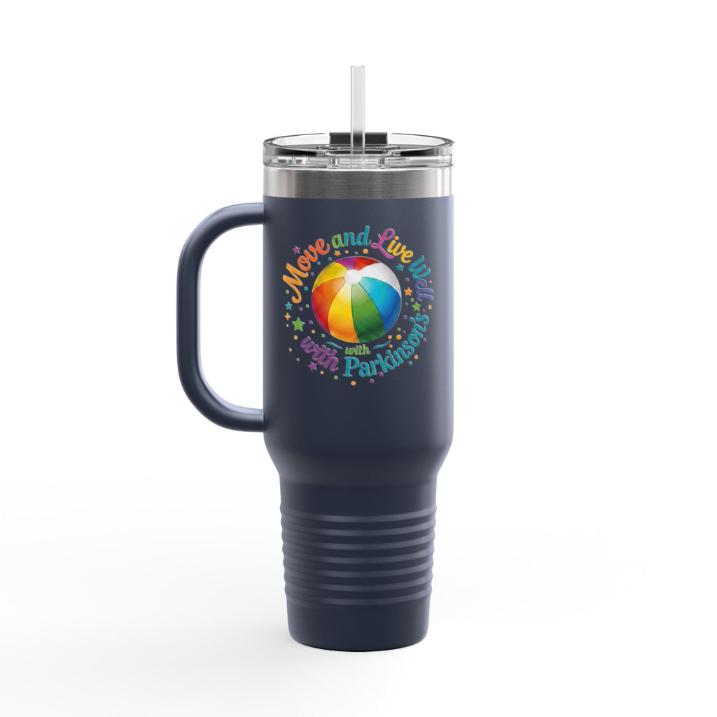 Move Live Well Parkinsons  Debra Insulated Travel Mug, 40oz