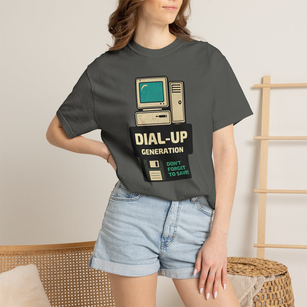 Dial-Up Generation T-Shirt — Retro Computer Vintage Tech Tee