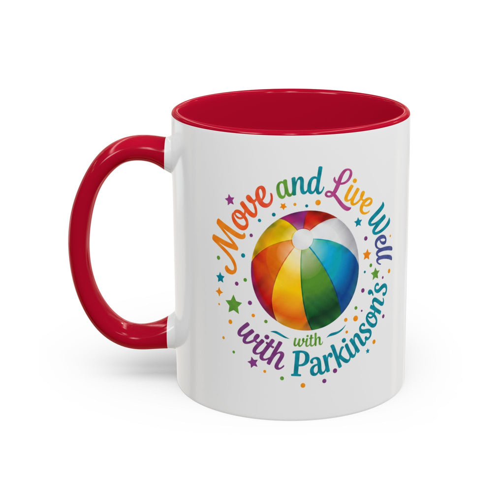 Move Live Well Parkinsons Debra Colorful Mugs (11oz, 15oz)