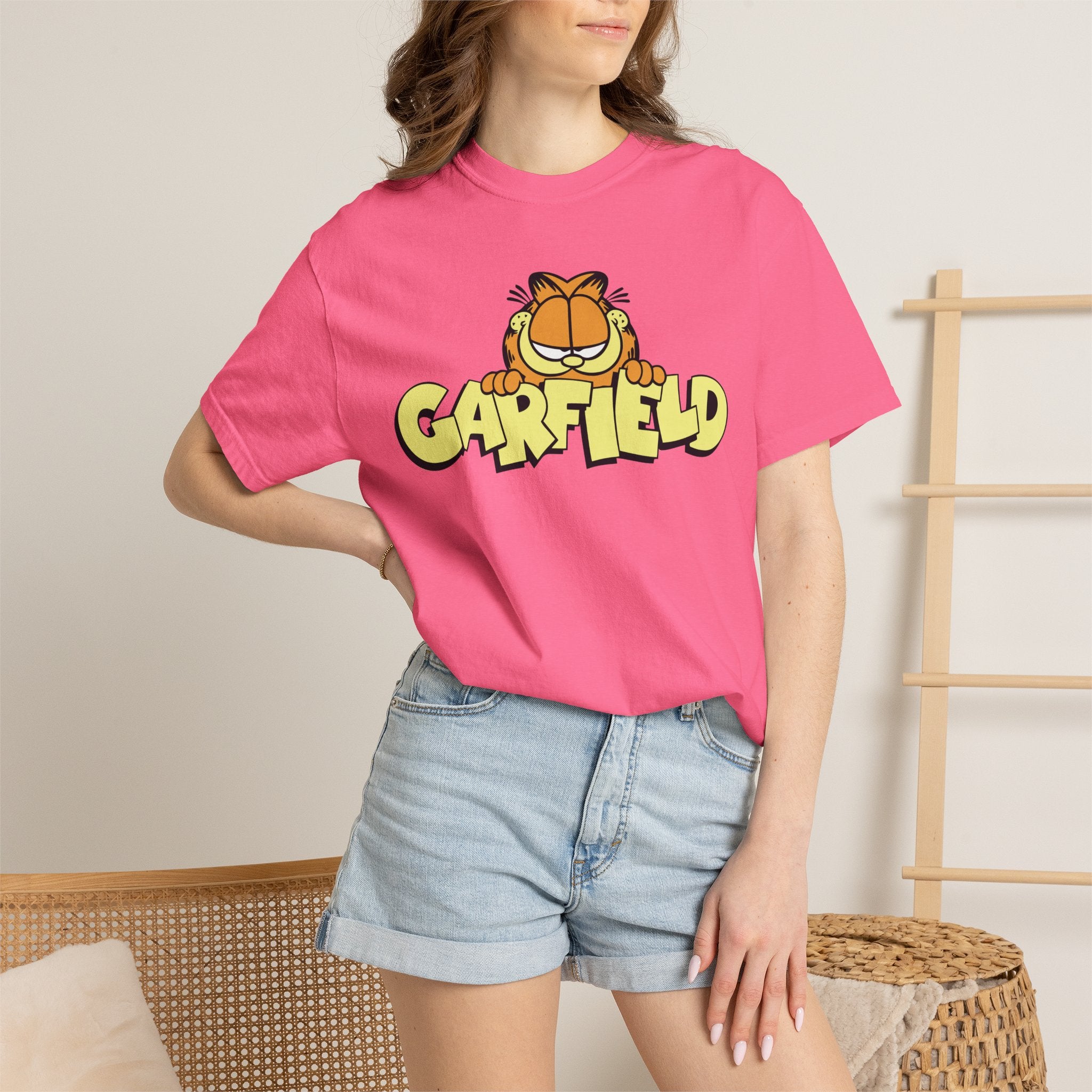 Garfield Graphic T-Shirt — Classic Cartoon Logo Tee