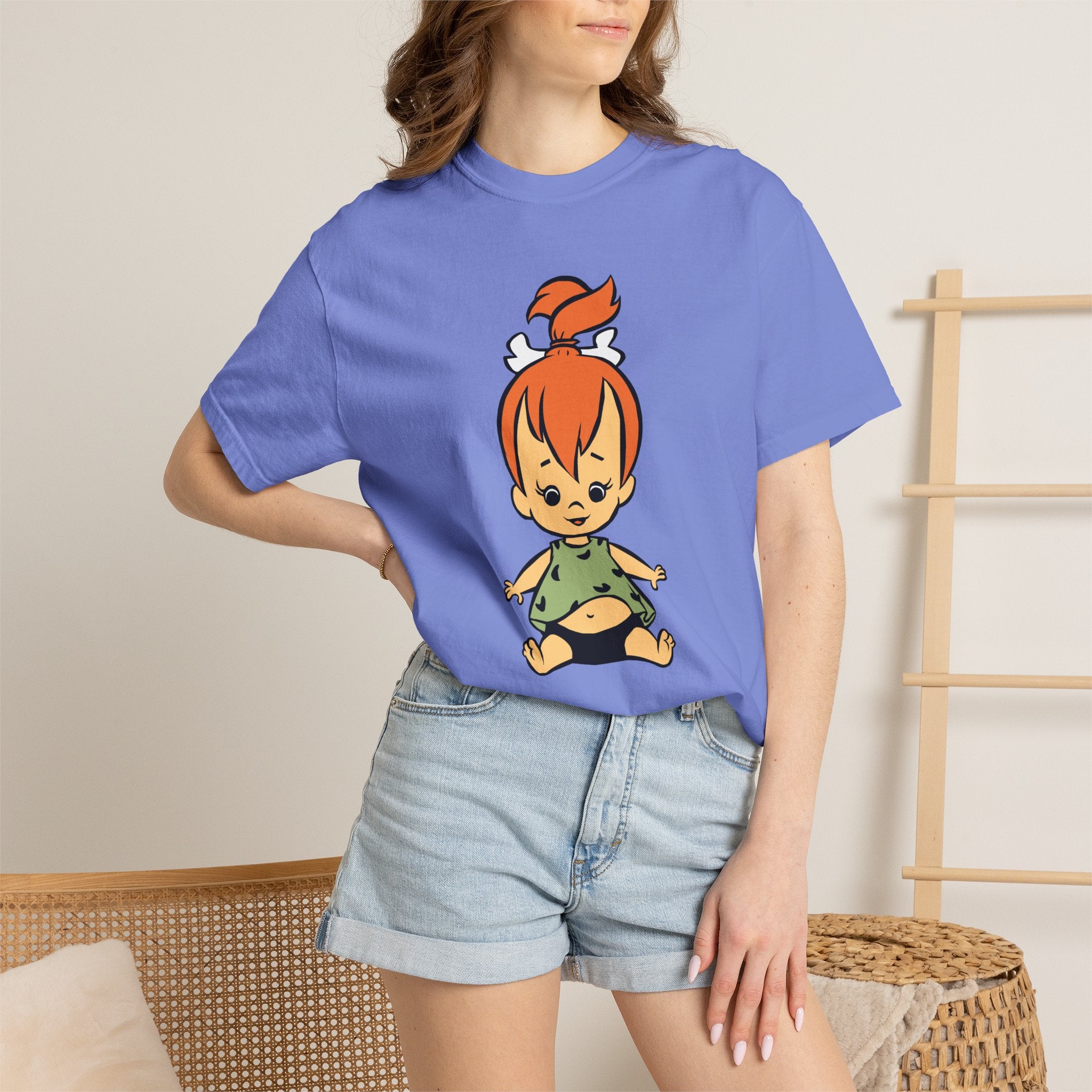 Flintstones Pebbles Baby Cartoon T-Shirt — Retro Animated Character Tee