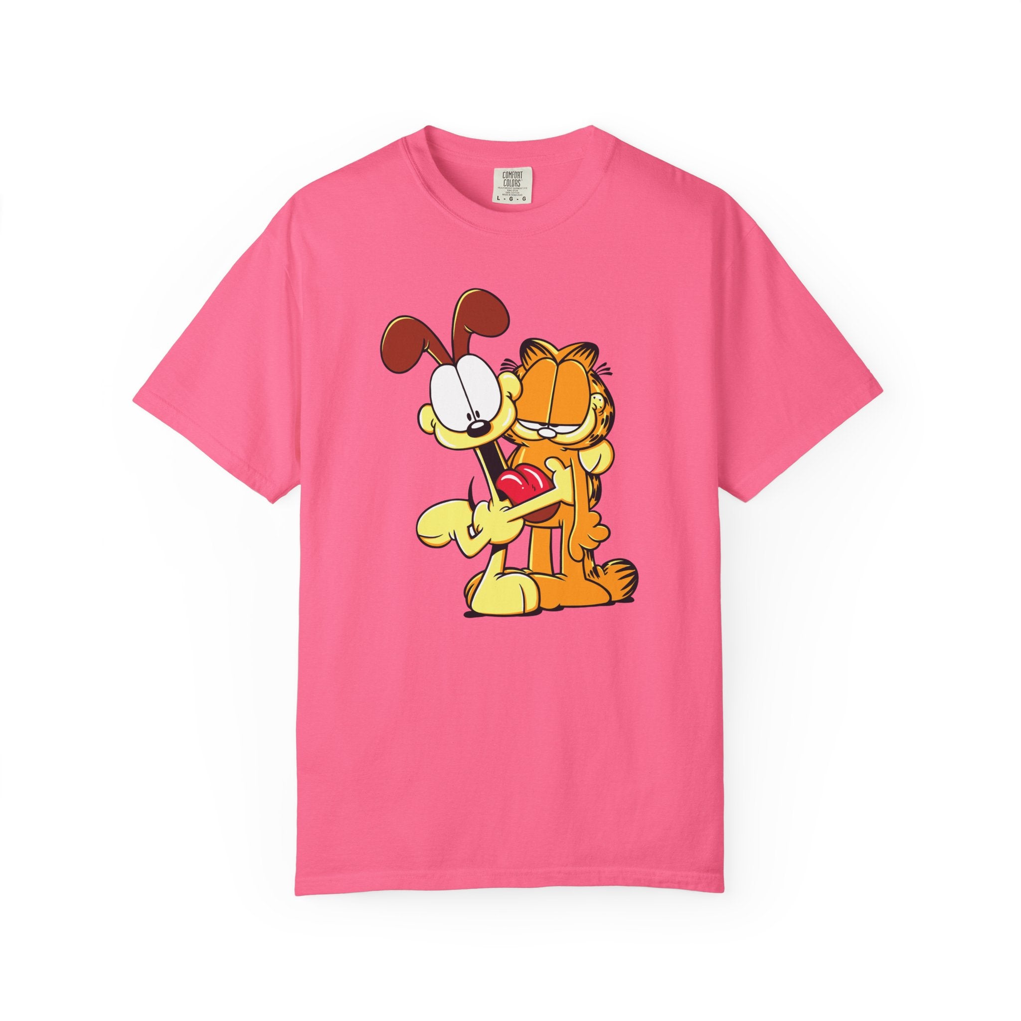 Garfield & Odie Hug Graphic T-Shirt