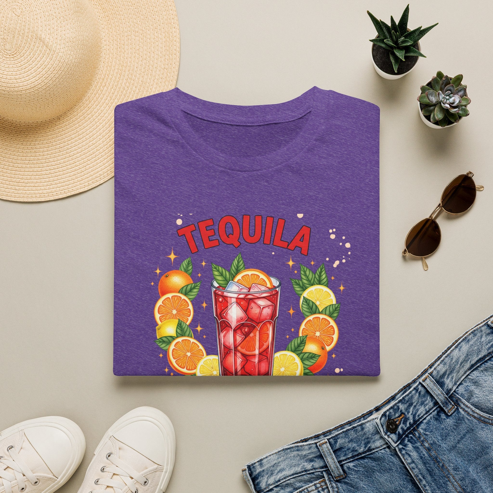 Tequila Cocktail T-Shirt — "Tequila: Cheaper Than Therapy" Graphic Tee