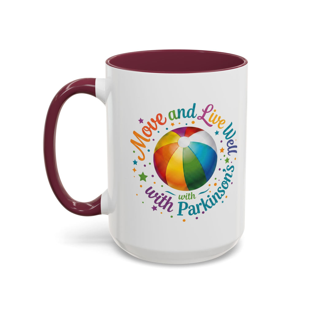 Move Live Well Parkinsons Debra Colorful Mugs (11oz, 15oz)