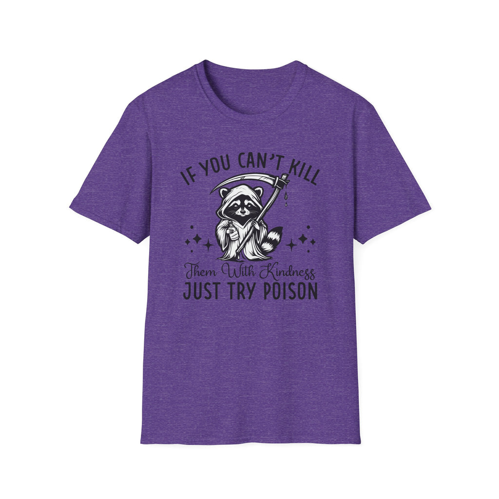 If You Can’t Kill Raccoon Tee — Funny Grim Reaper Graphic T-Shirt
