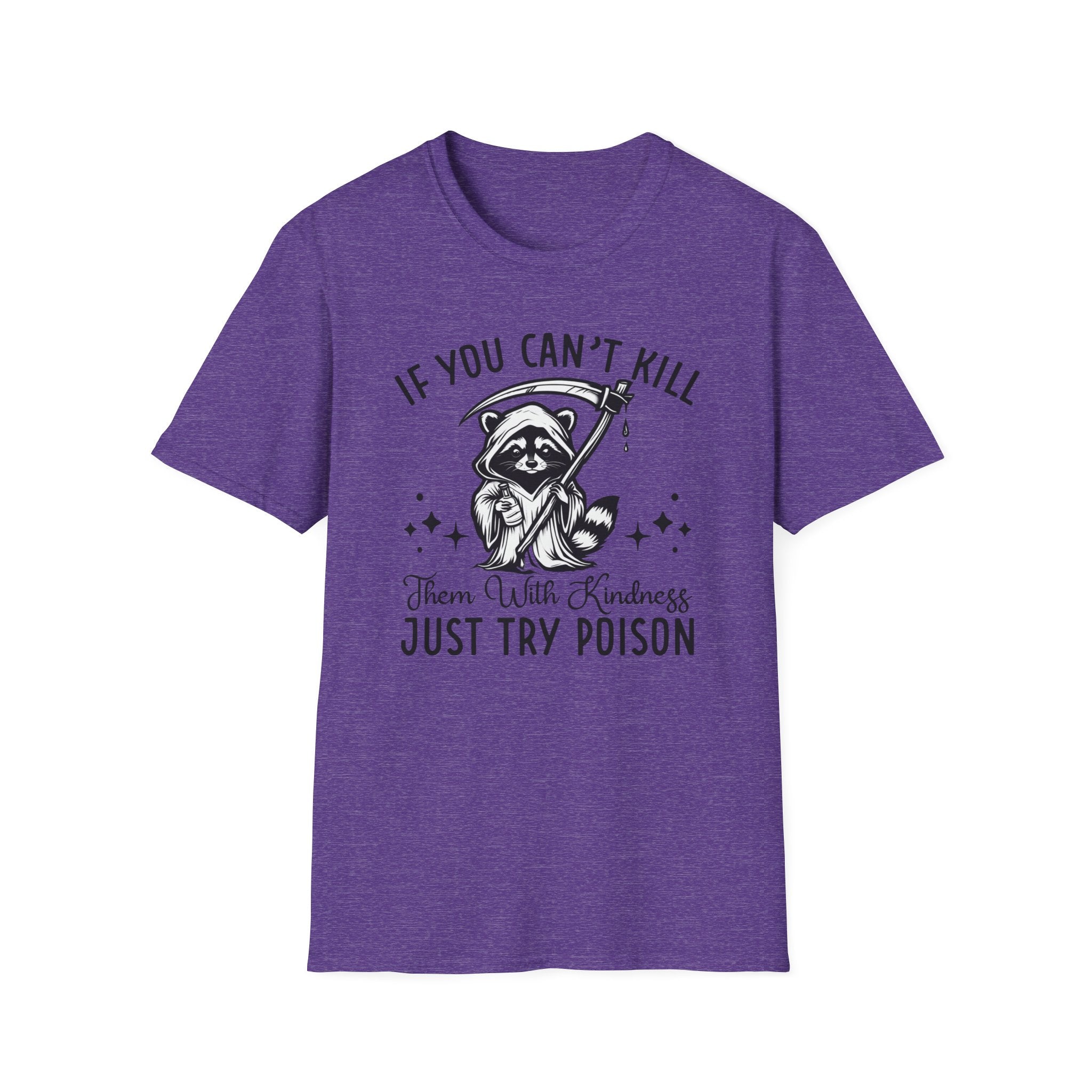 If You Can’t Kill Raccoon Tee — Funny Grim Reaper Graphic T-Shirt