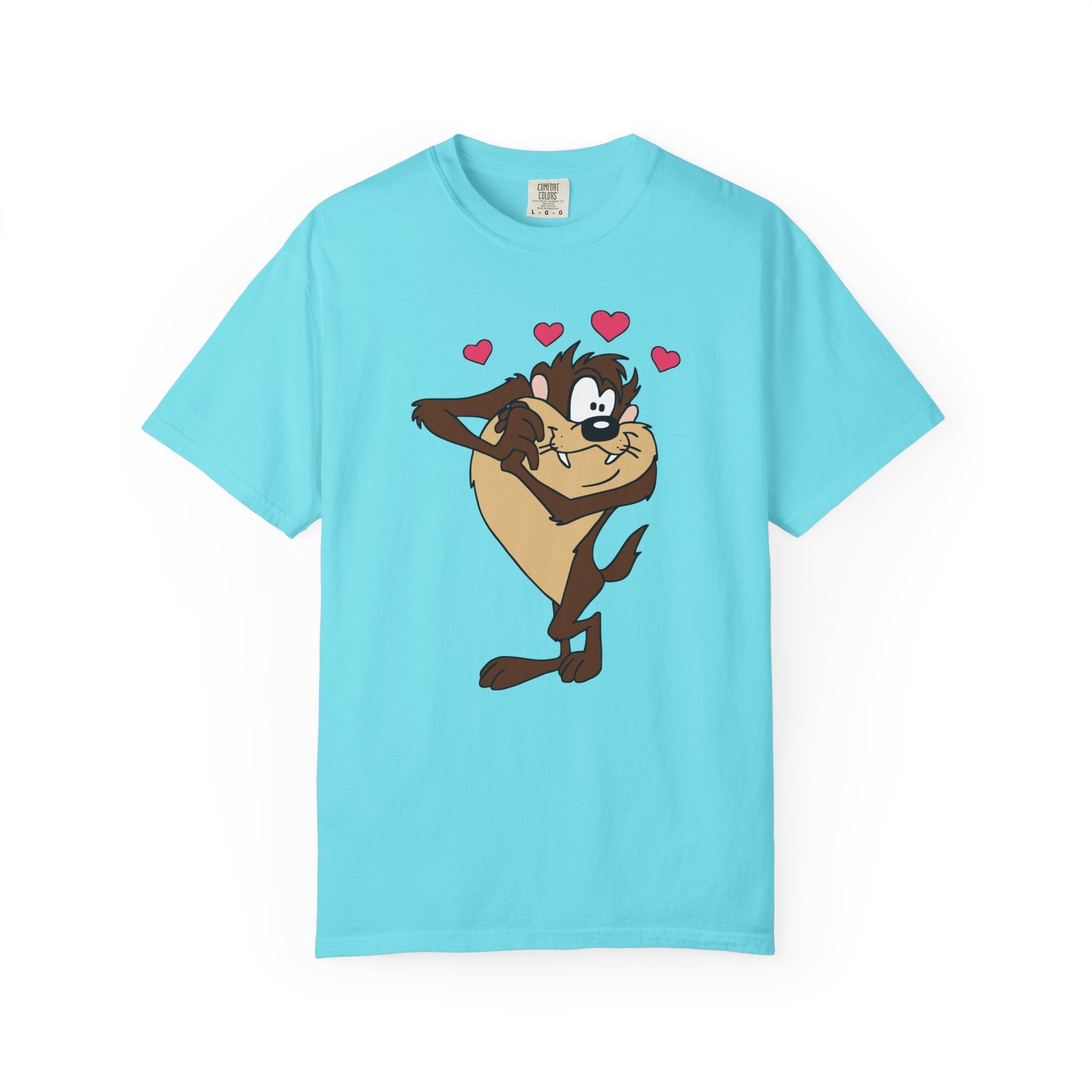 TAZ LOVE Tasmanian Devil Hug Design (Hearts) cartoon