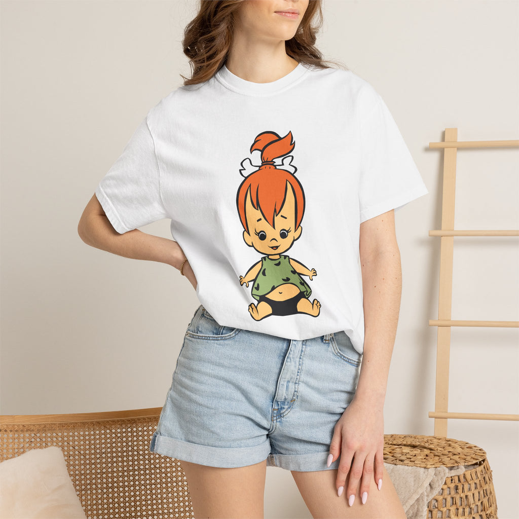 Flintstones Pebbles Baby Cartoon T-Shirt — Retro Animated Character Tee