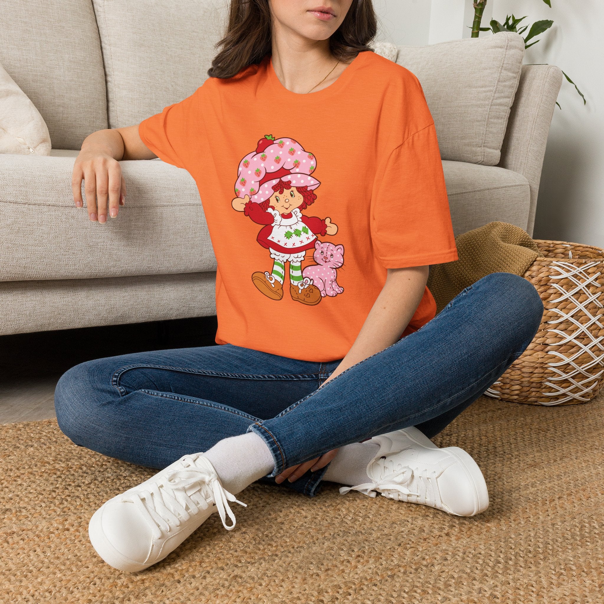 Strawberry Shortcake Graphic T-Shirt — Cute Retro Kids Character Tee