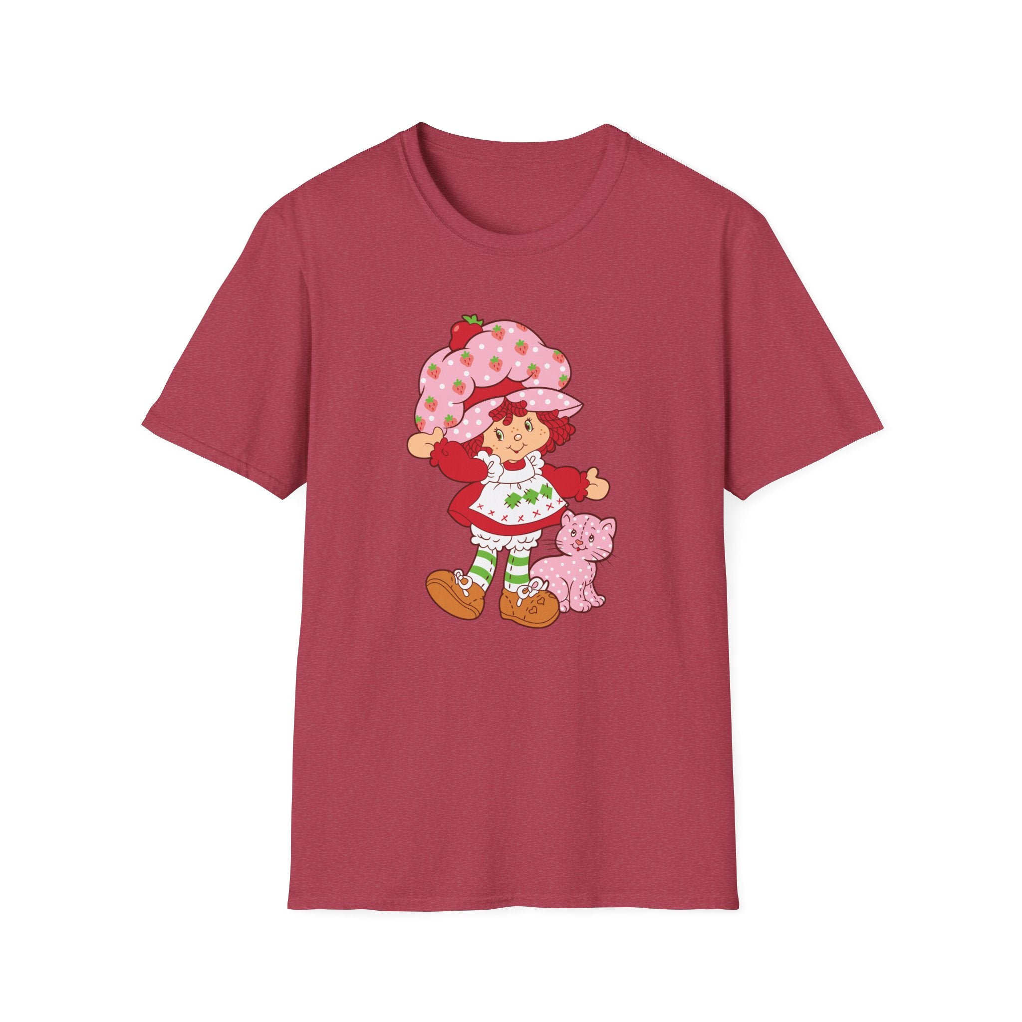 Strawberry Shortcake Graphic T-Shirt — Cute Retro Kids Character Tee