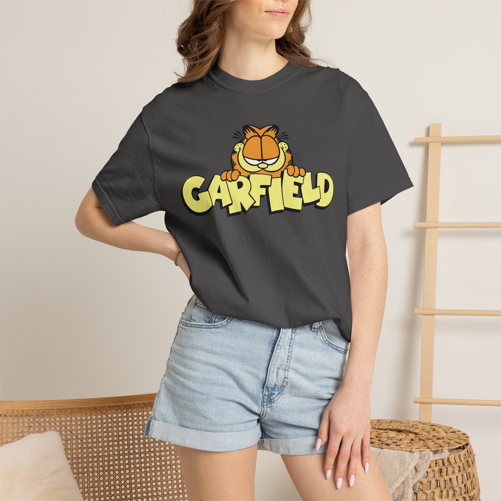 Garfield Graphic T-Shirt — Classic Cartoon Logo Tee