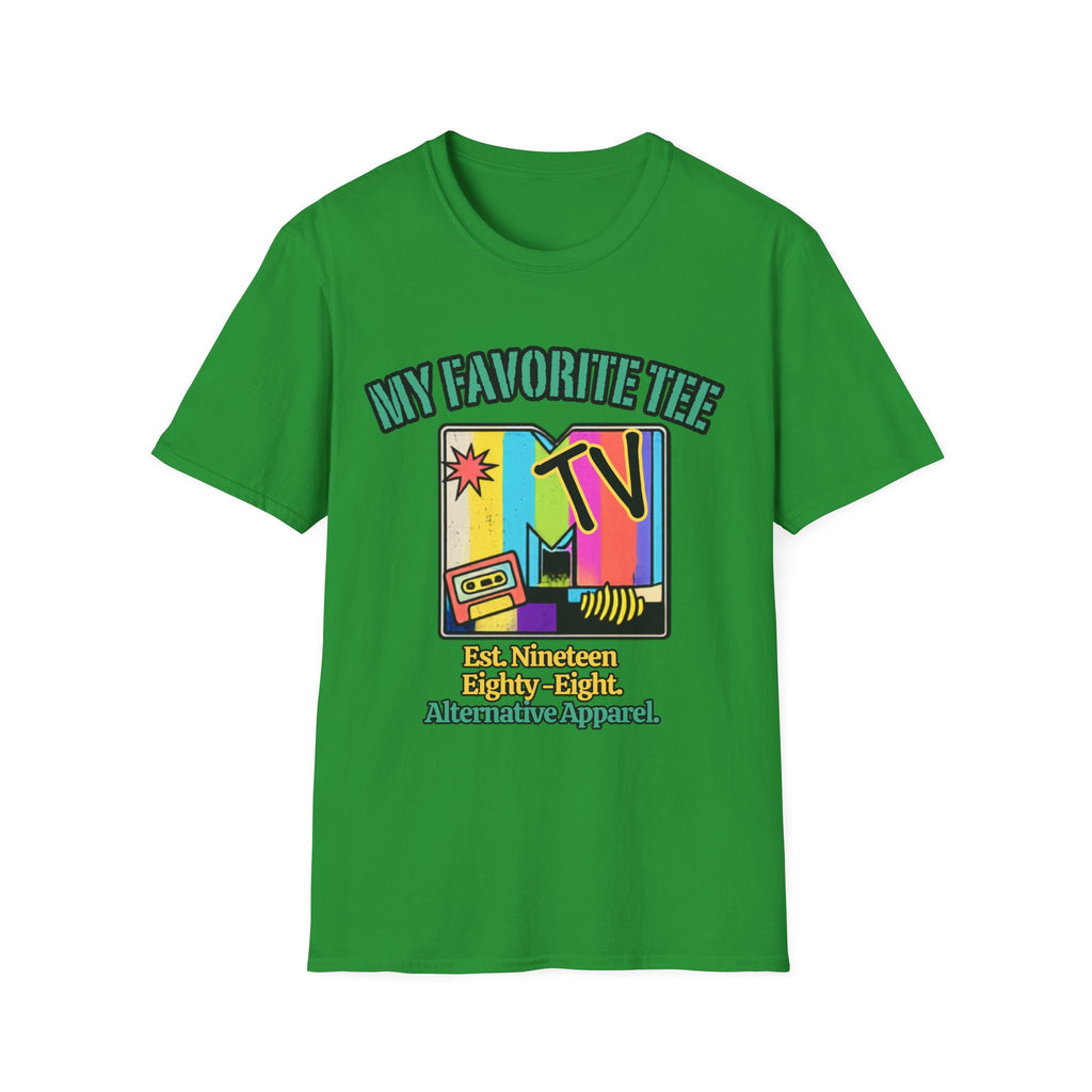 Retro TV Graphic T-Shirt — "My Favorite Tee" Vintage 90s Style