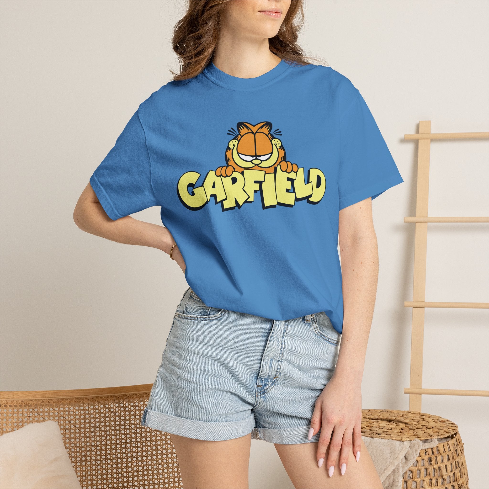 Garfield Graphic T-Shirt — Classic Cartoon Logo Tee
