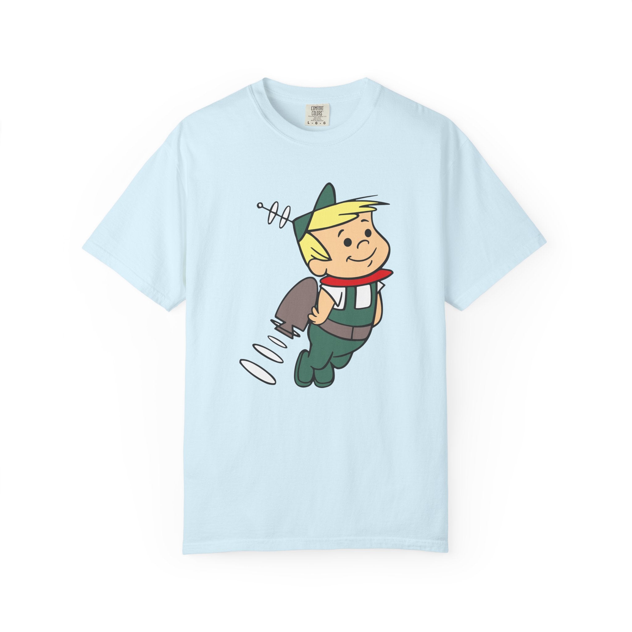 Retro Elroy Jetson Cartoon Tee — Vintage-Space Kid Rocket Graphic T-Shirt