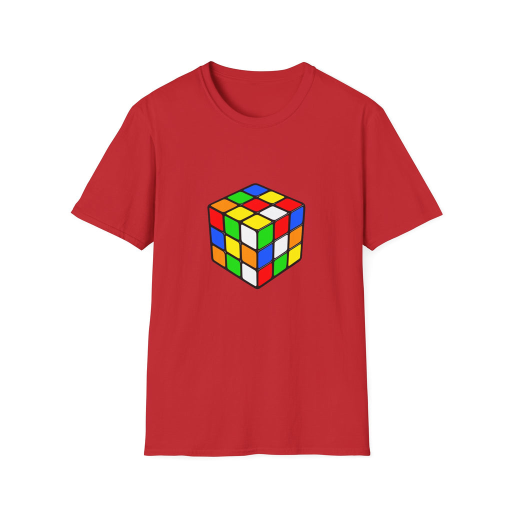 Rubiks Cube Graphic T-Shirt — Retro Puzzle Tee for Gamers & Brain-Game Fans