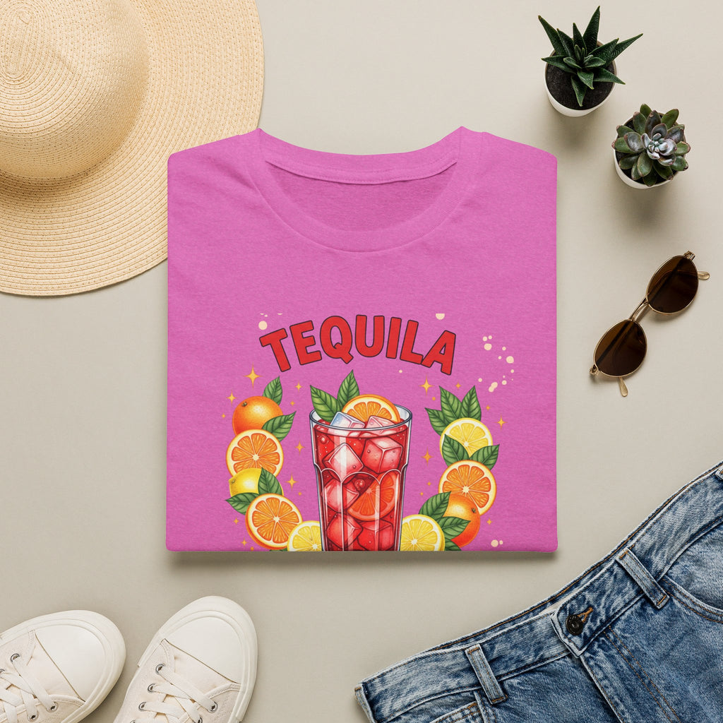 Tequila Cocktail T-Shirt — "Tequila: Cheaper Than Therapy" Graphic Tee