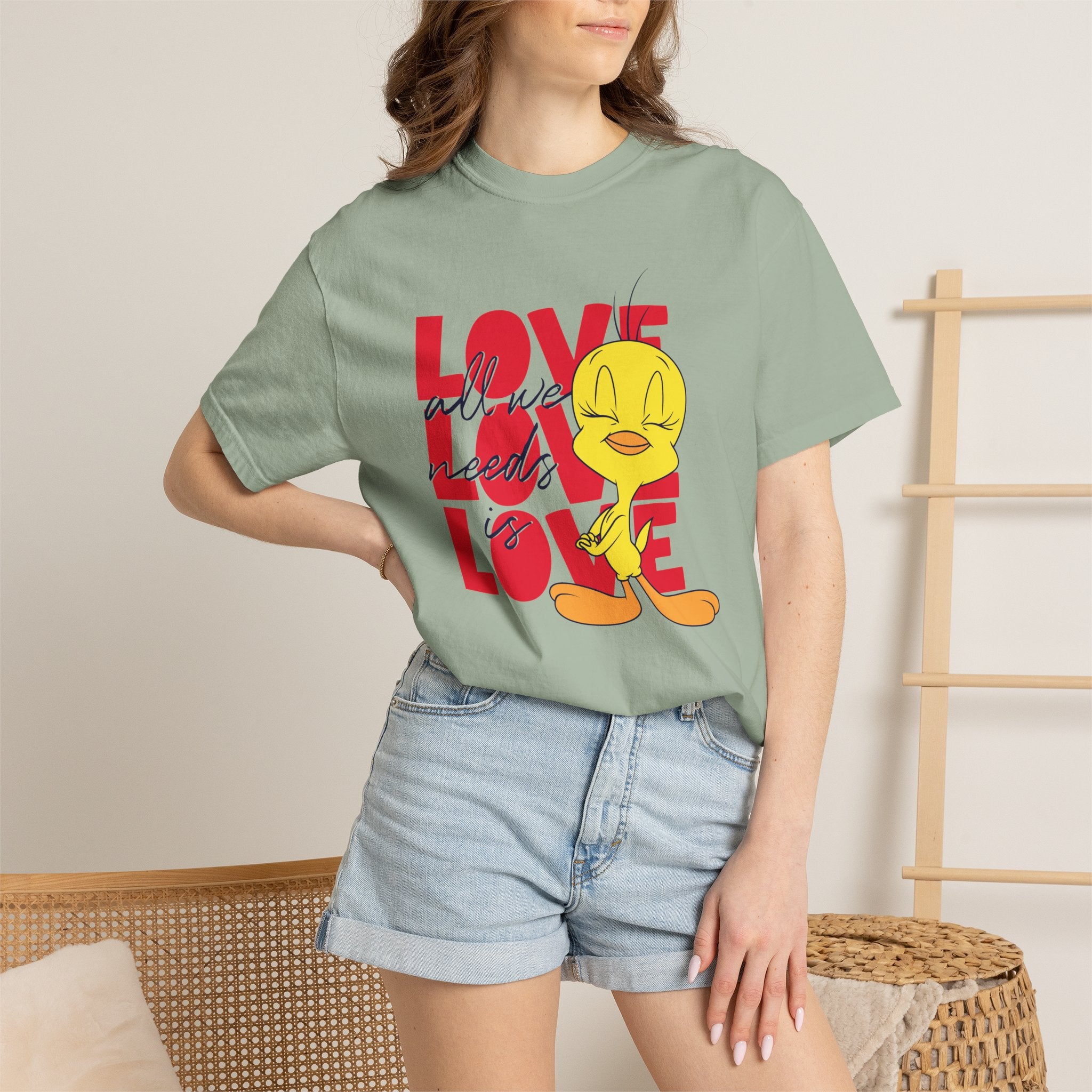 Tweety 'Love' Graphic T-Shirt — Cute Cartoon Valentine Tee