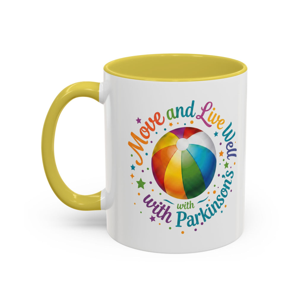 Move Live Well Parkinsons Debra Colorful Mugs (11oz, 15oz)