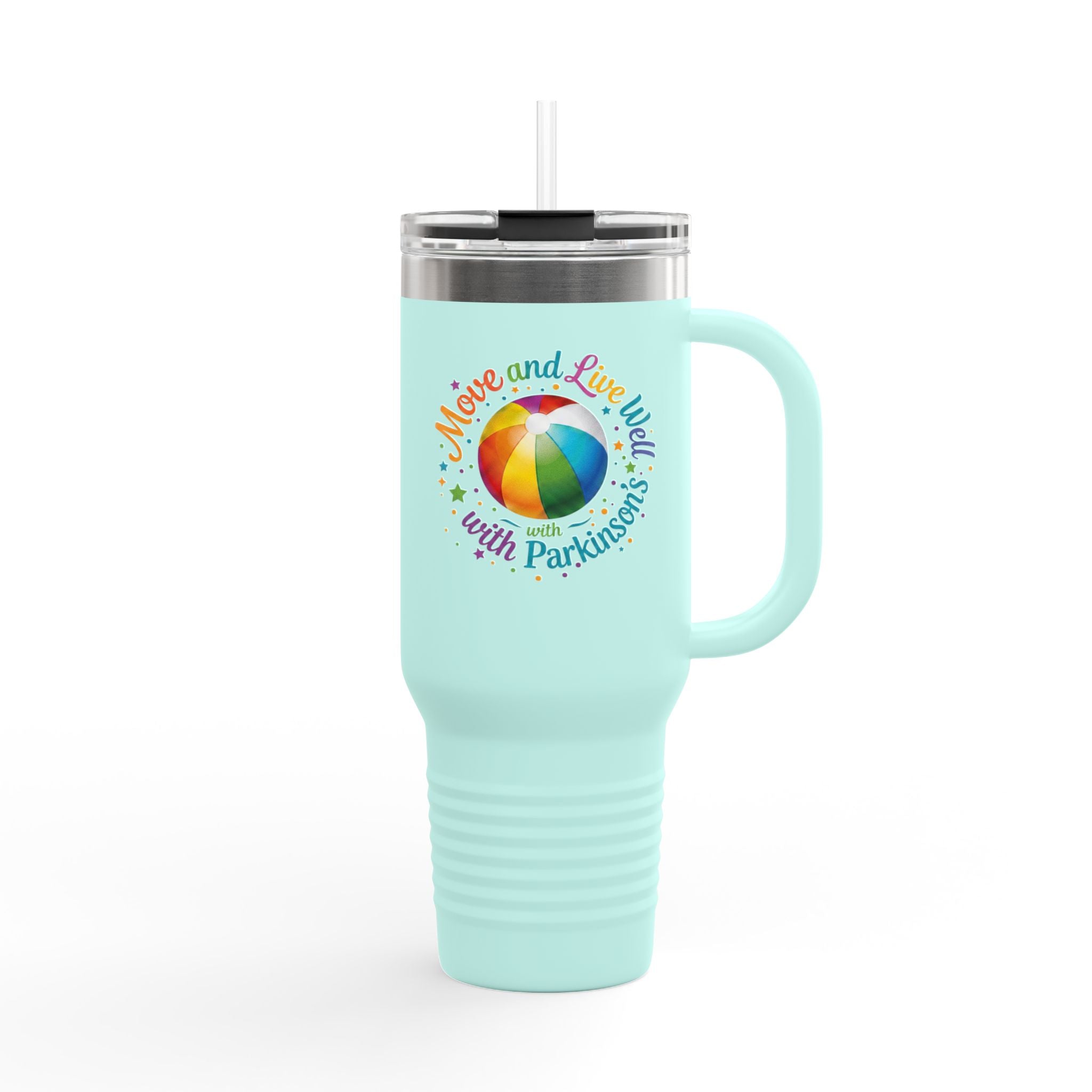 Move Live Well Parkinsons  Debra Insulated Travel Mug, 40oz