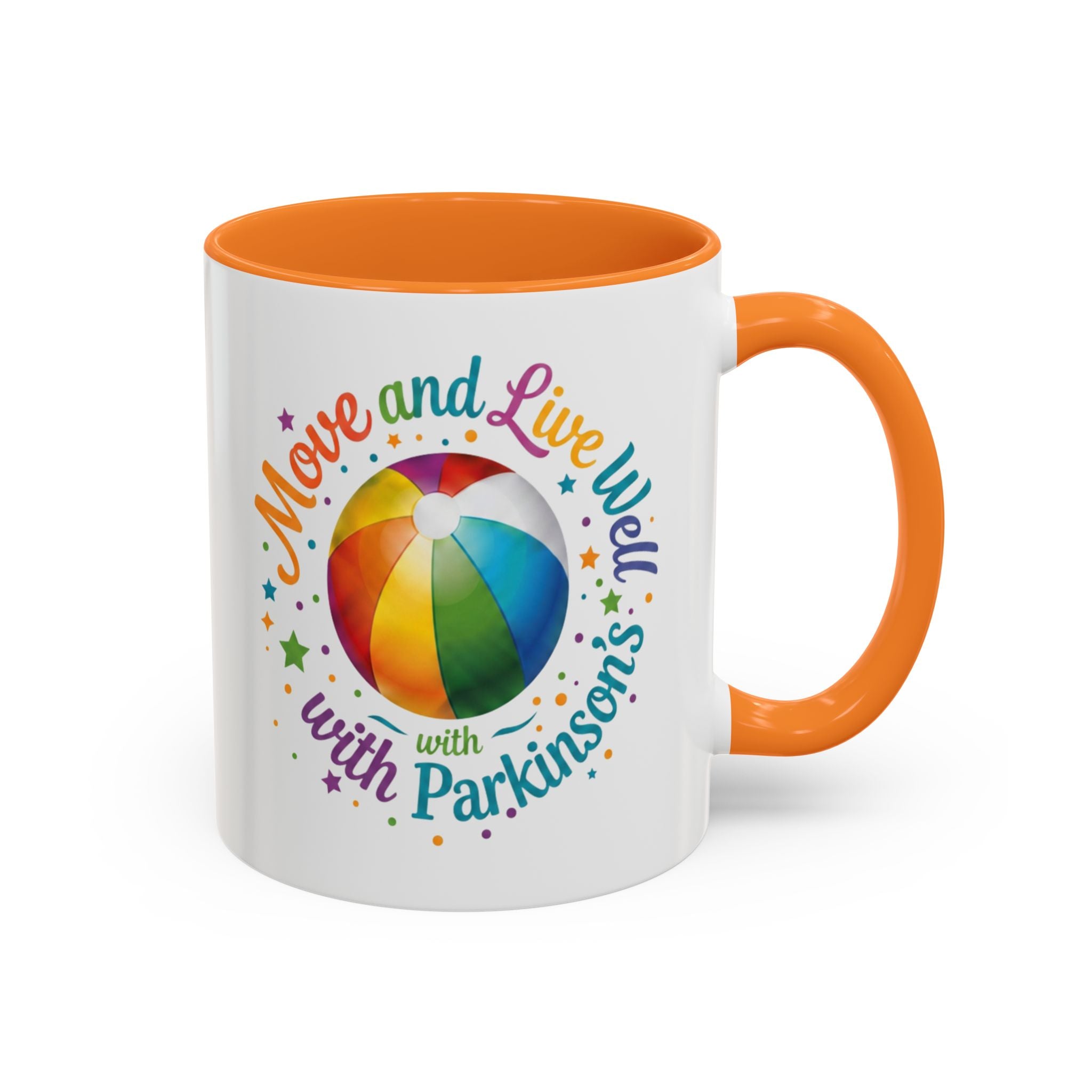 Move Live Well Parkinsons Debra Colorful Mugs (11oz, 15oz)