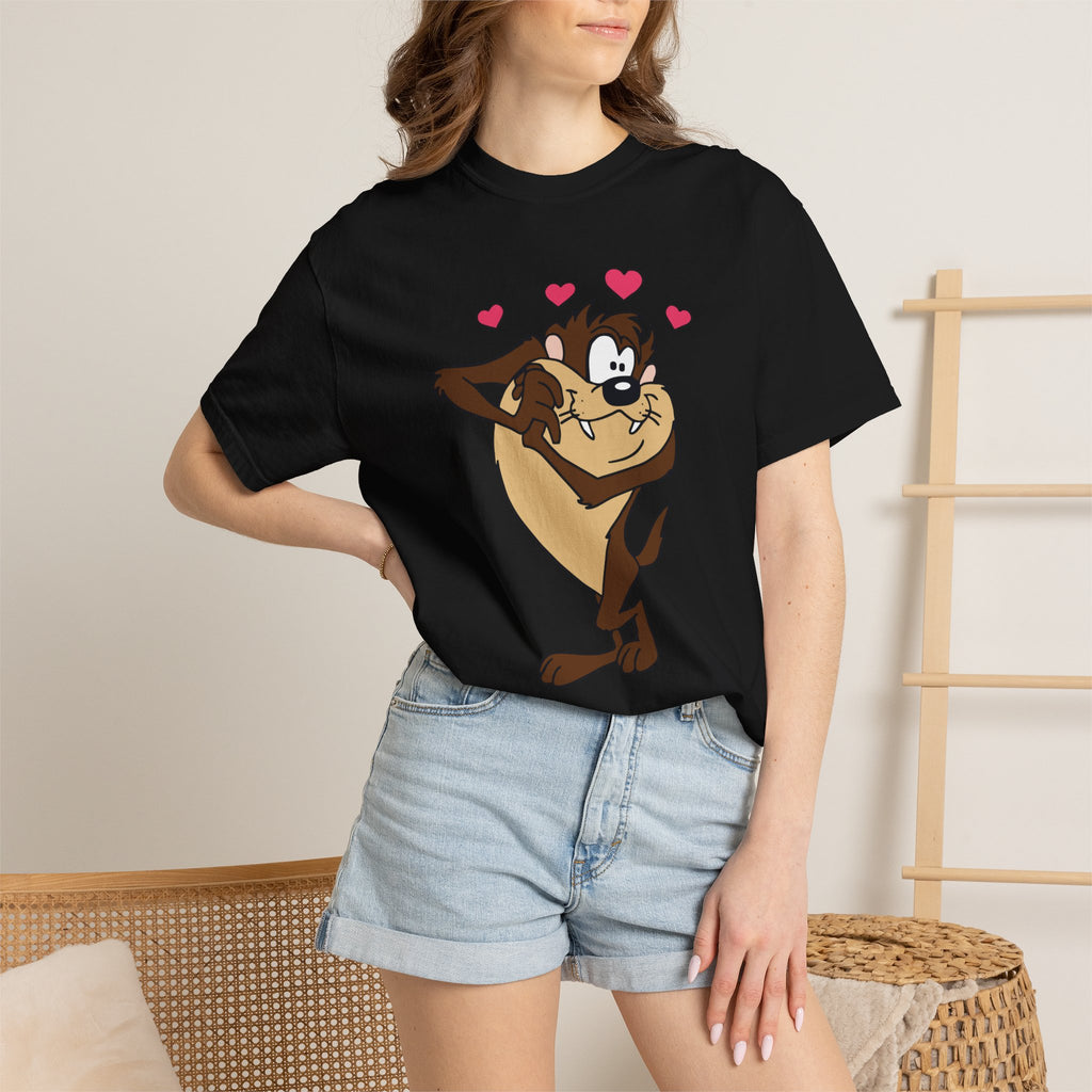 TAZ LOVE Tasmanian Devil Hug Design (Hearts) cartoon