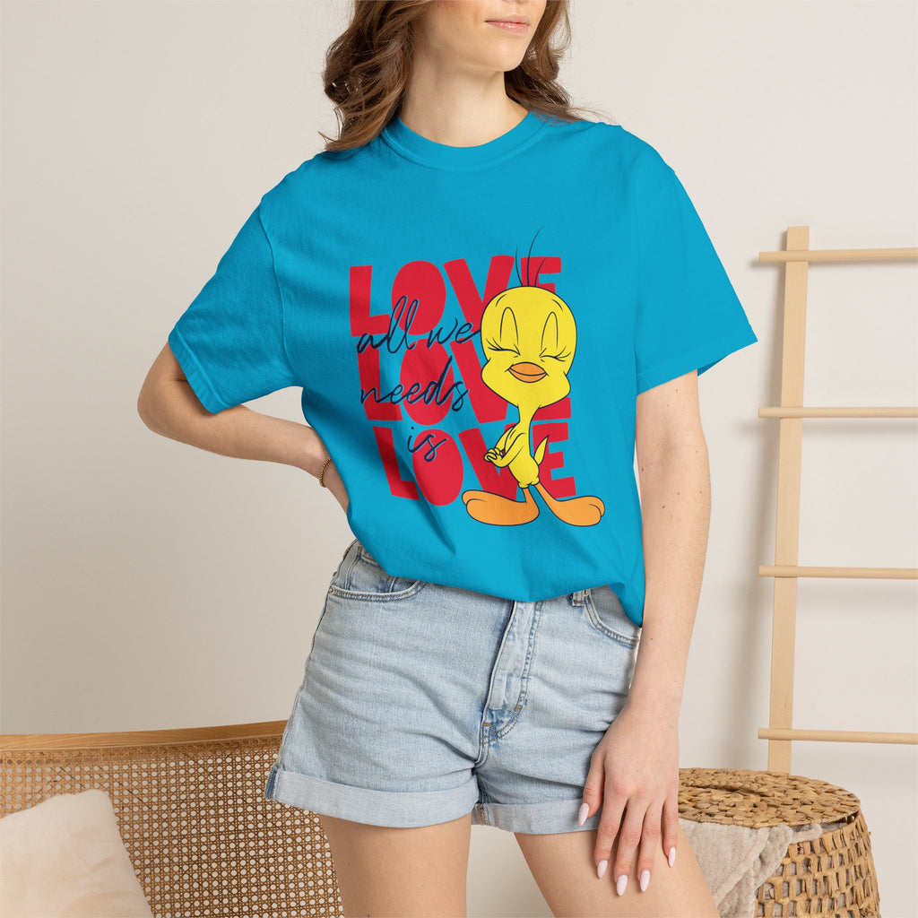 Tweety 'Love' Graphic T-Shirt — Cute Cartoon Valentine Tee