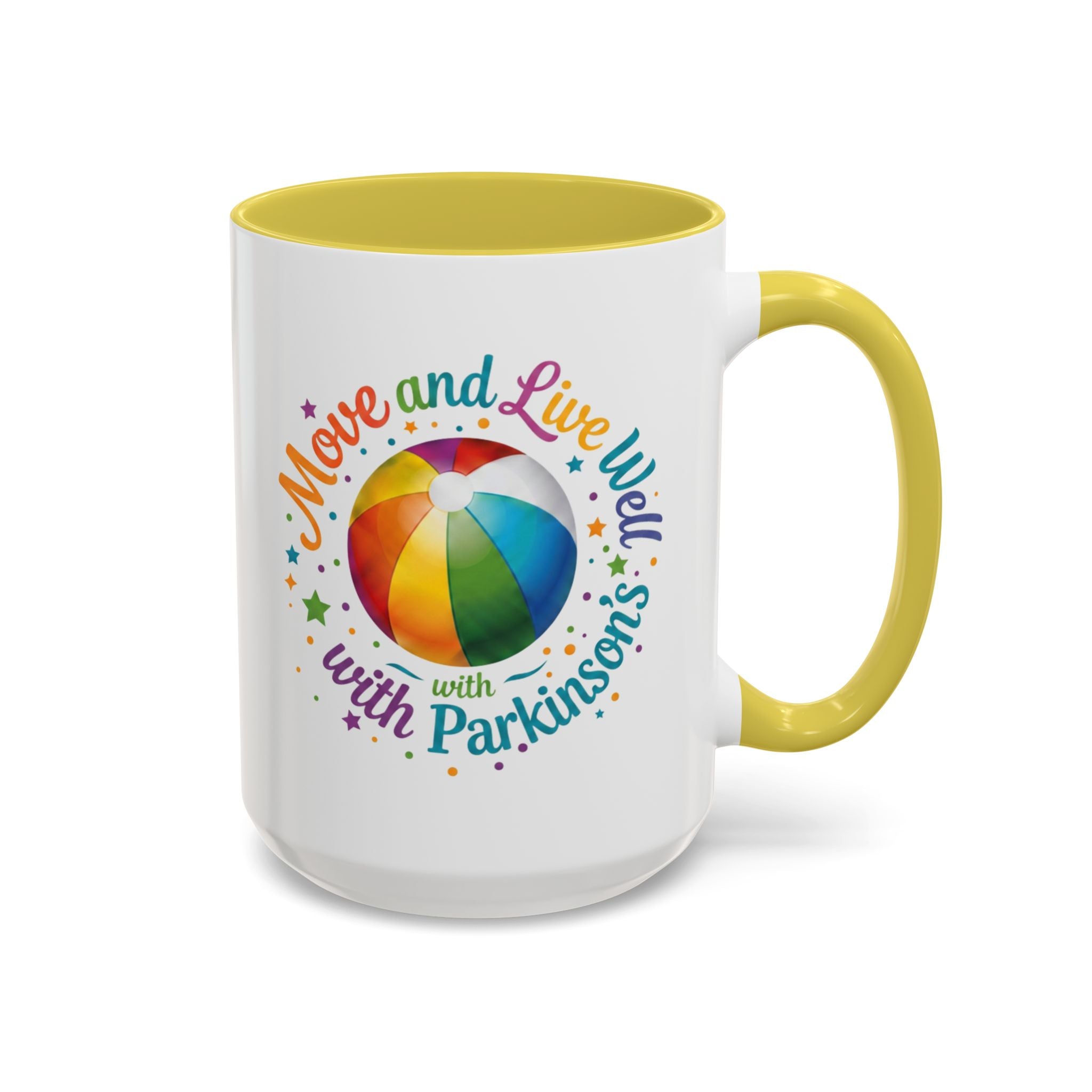 Move Live Well Parkinsons Debra Colorful Mugs (11oz, 15oz)