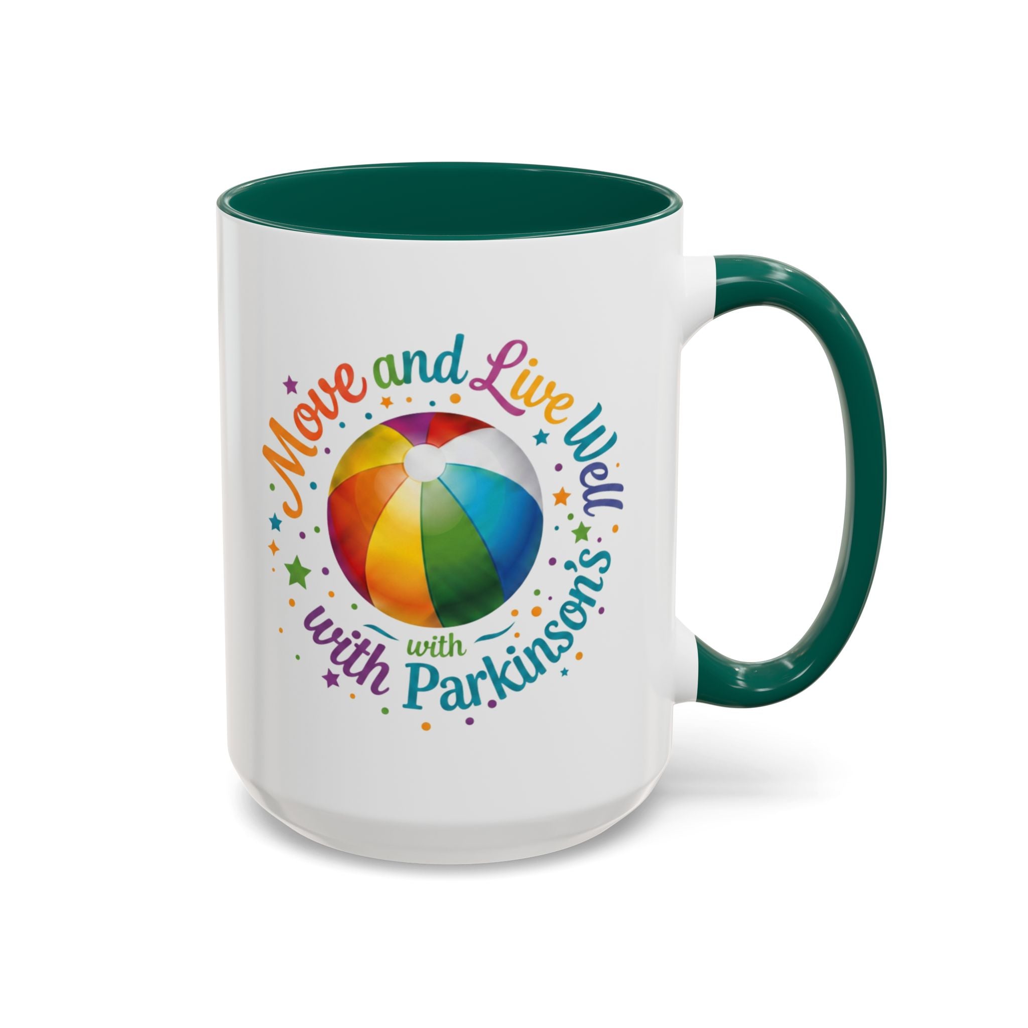 Move Live Well Parkinsons Debra Colorful Mugs (11oz, 15oz)