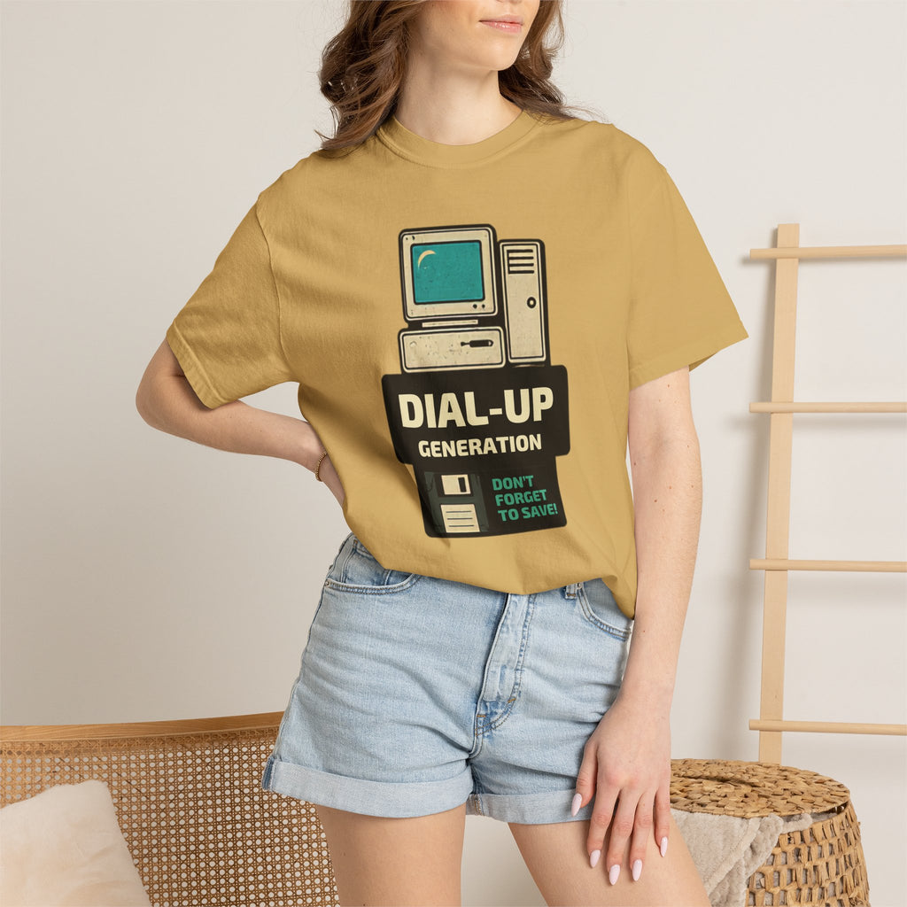 Dial-Up Generation T-Shirt — Retro Computer Vintage Tech Tee