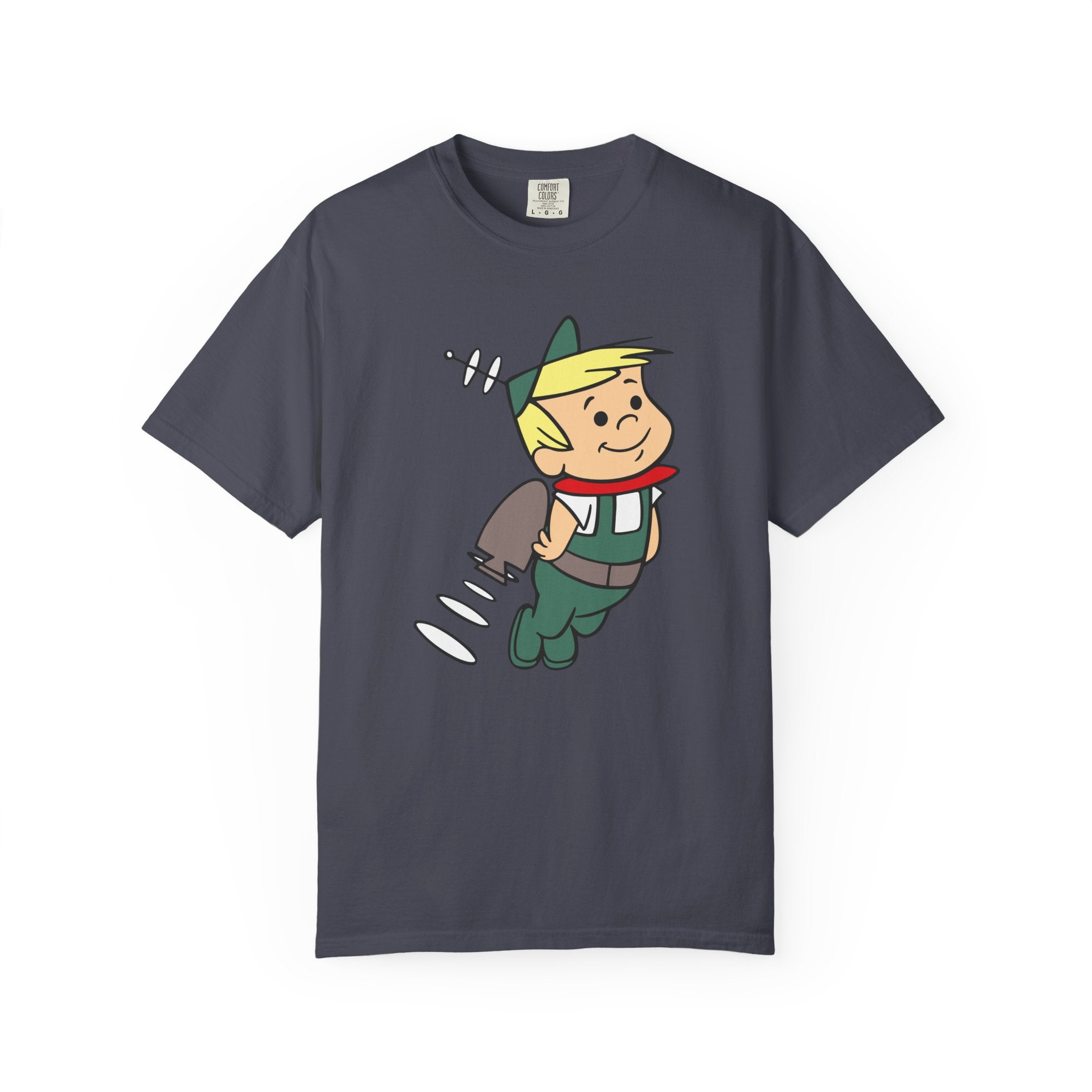 Retro Elroy Jetson Cartoon Tee — Vintage-Space Kid Rocket Graphic T-Shirt